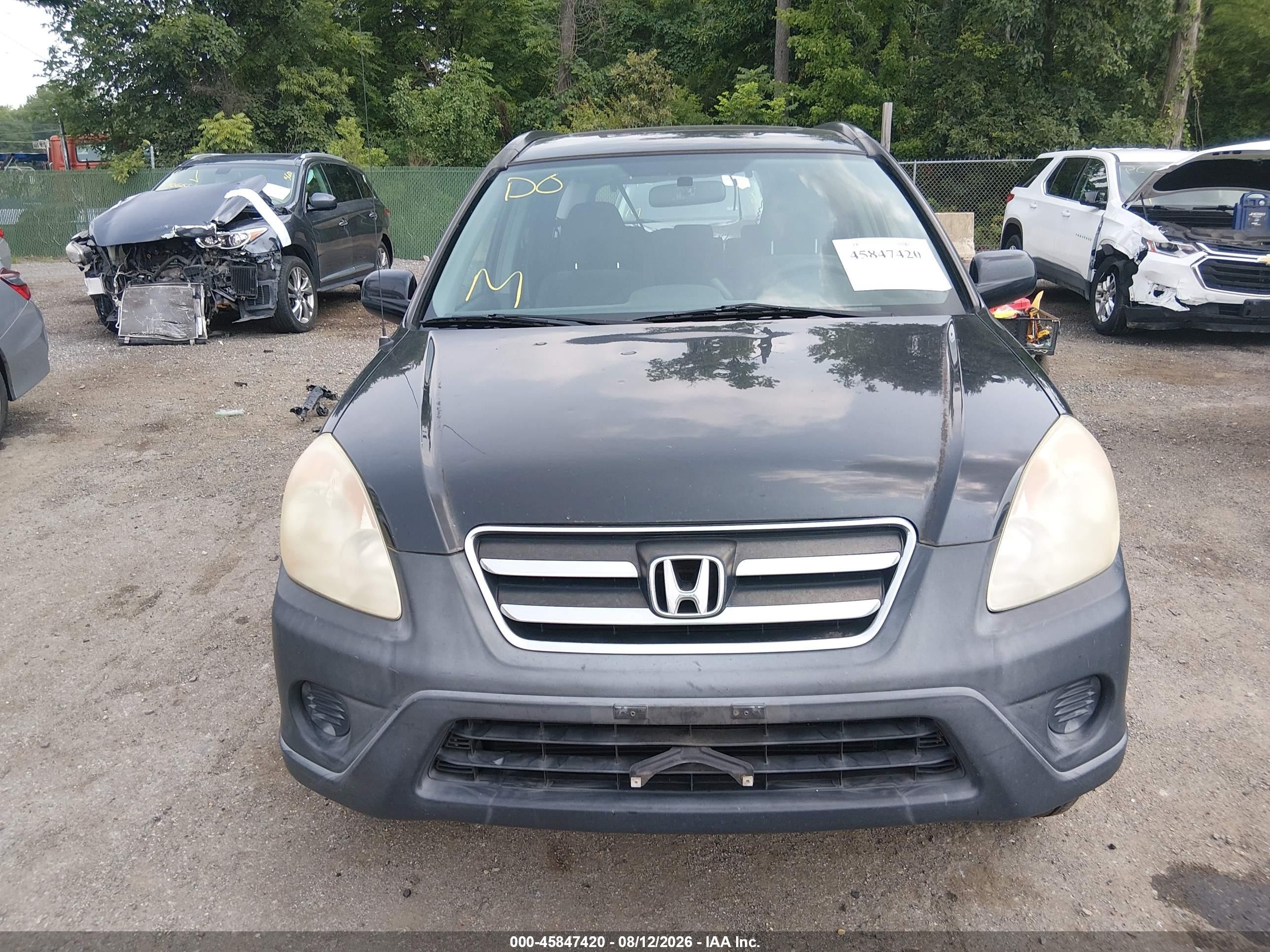 2006 Honda Cr-v Ex Black vin: SHSRD78886U402169