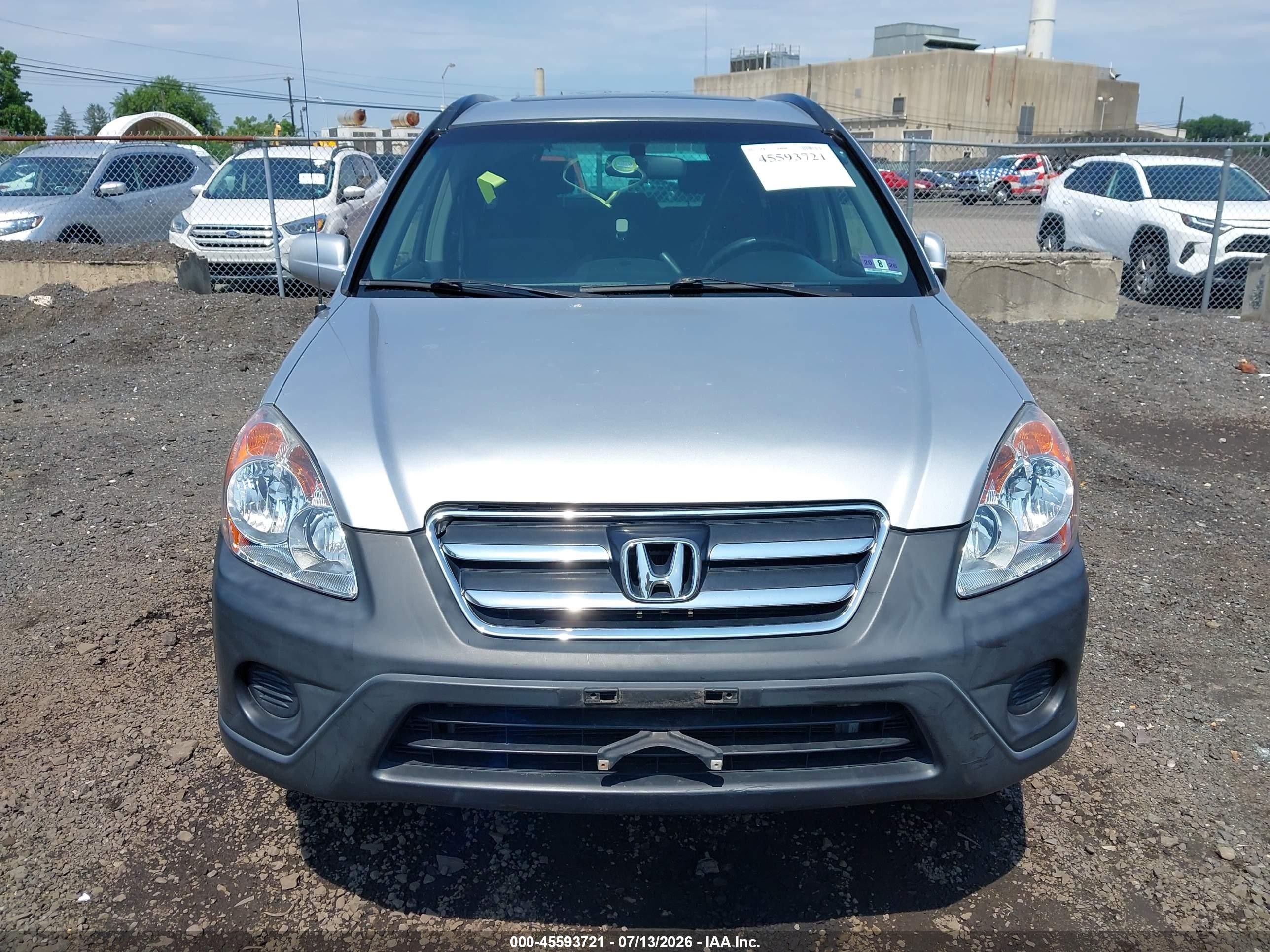 2006 Honda Cr-v Ex Серебряный vin: SHSRD78886U438749