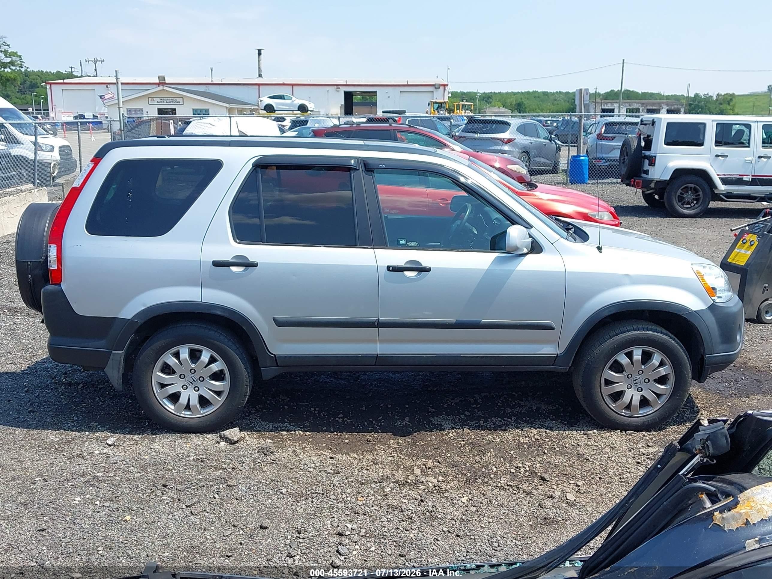 2006 Honda Cr-v Ex Серебряный vin: SHSRD78886U438749