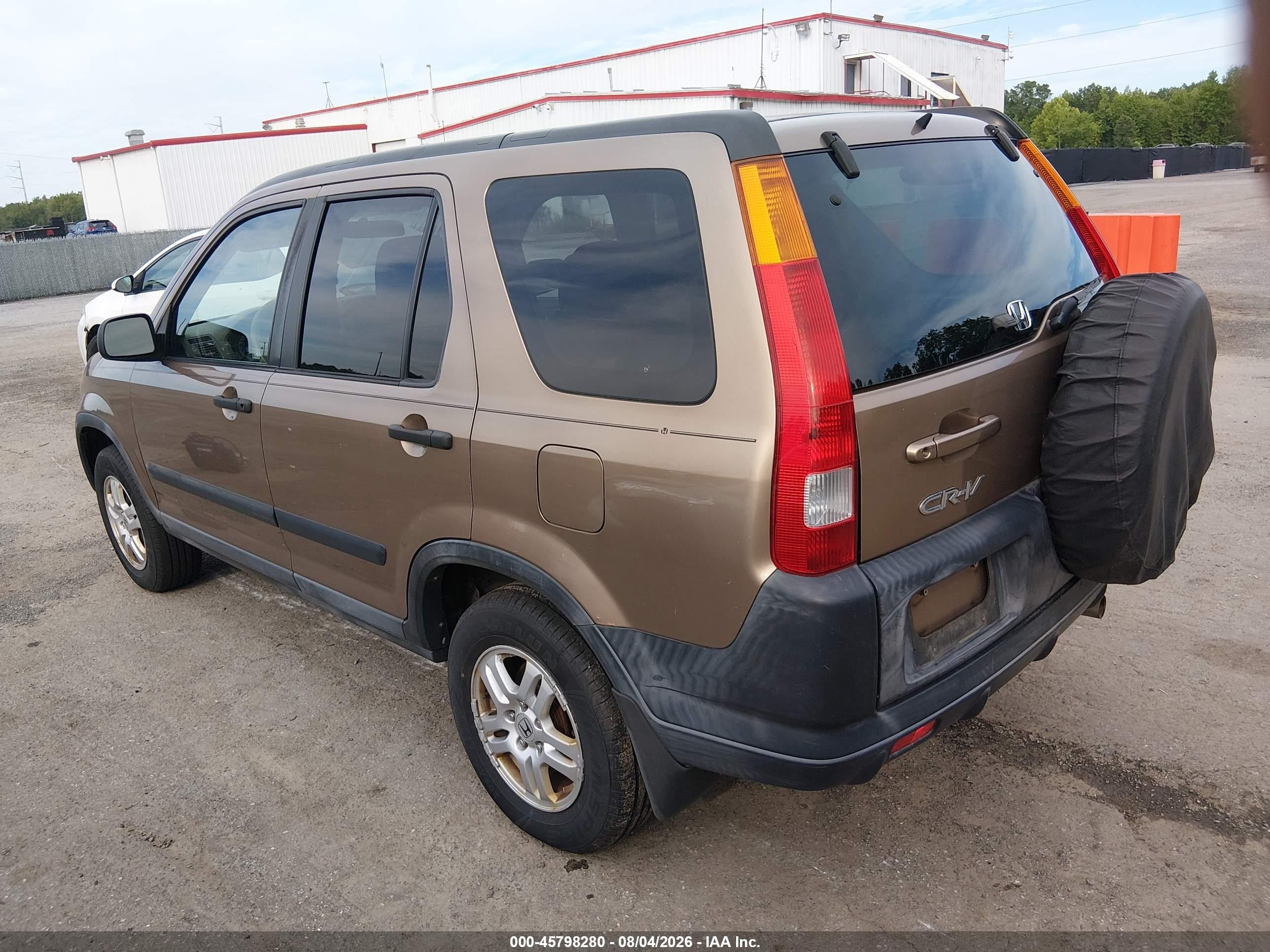 2002 Honda Cr-v Ex Tan vin: SHSRD78892U008853