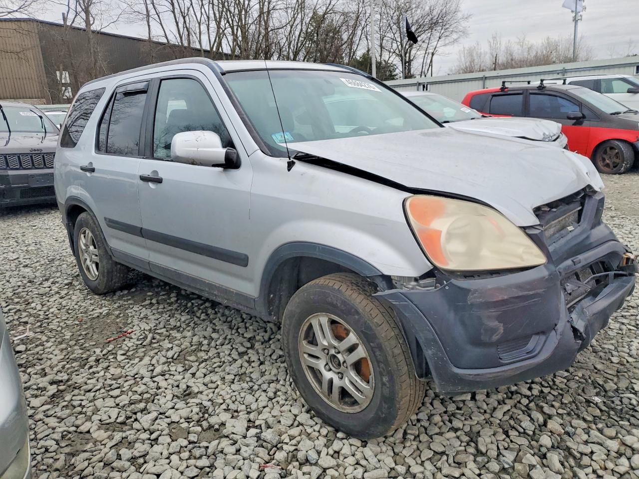 2003 Honda Cr-v Ex Silver vin: SHSRD78893U114138
