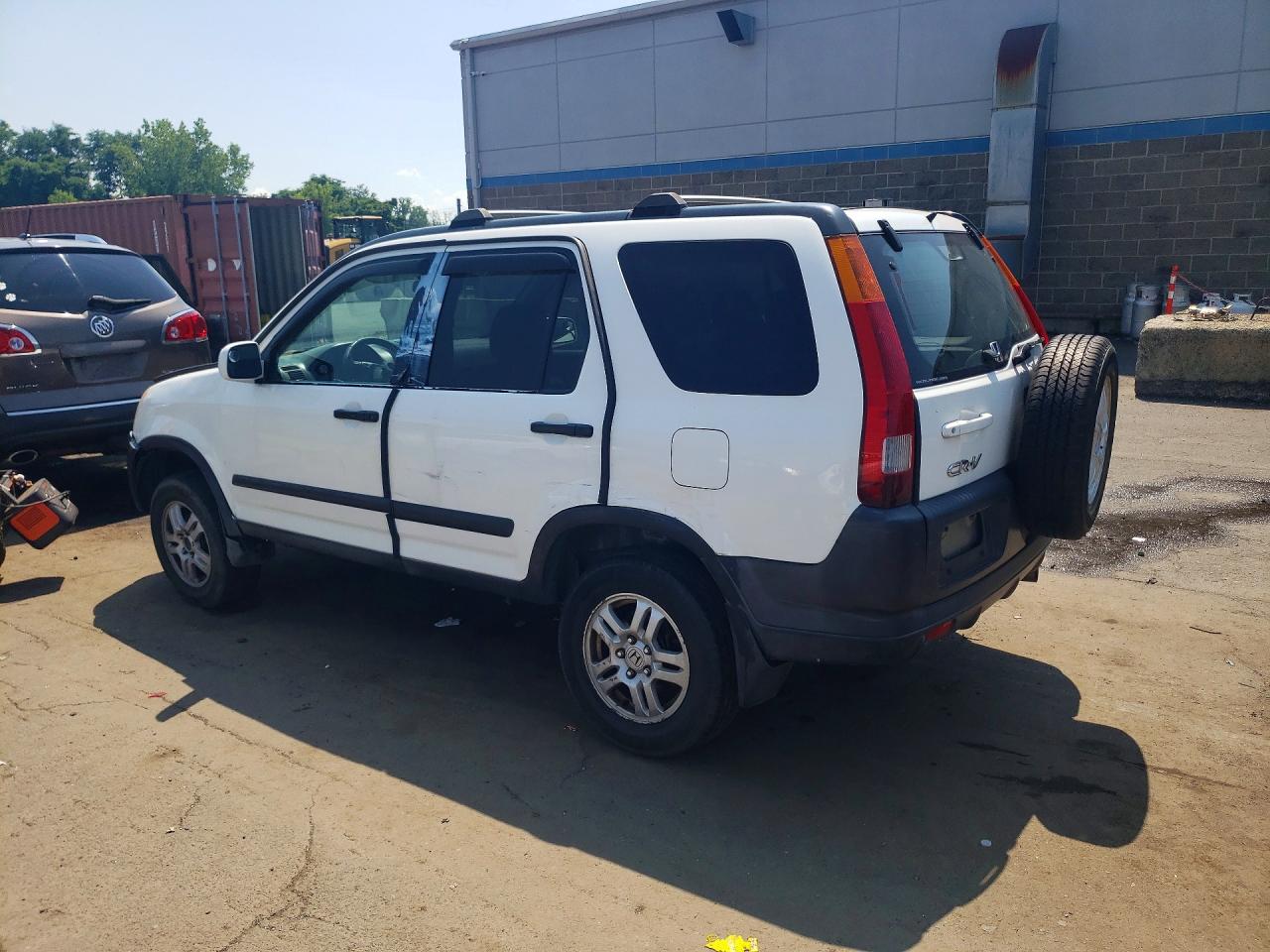 2003 Honda Cr-v Ex White vin: SHSRD78893U123650