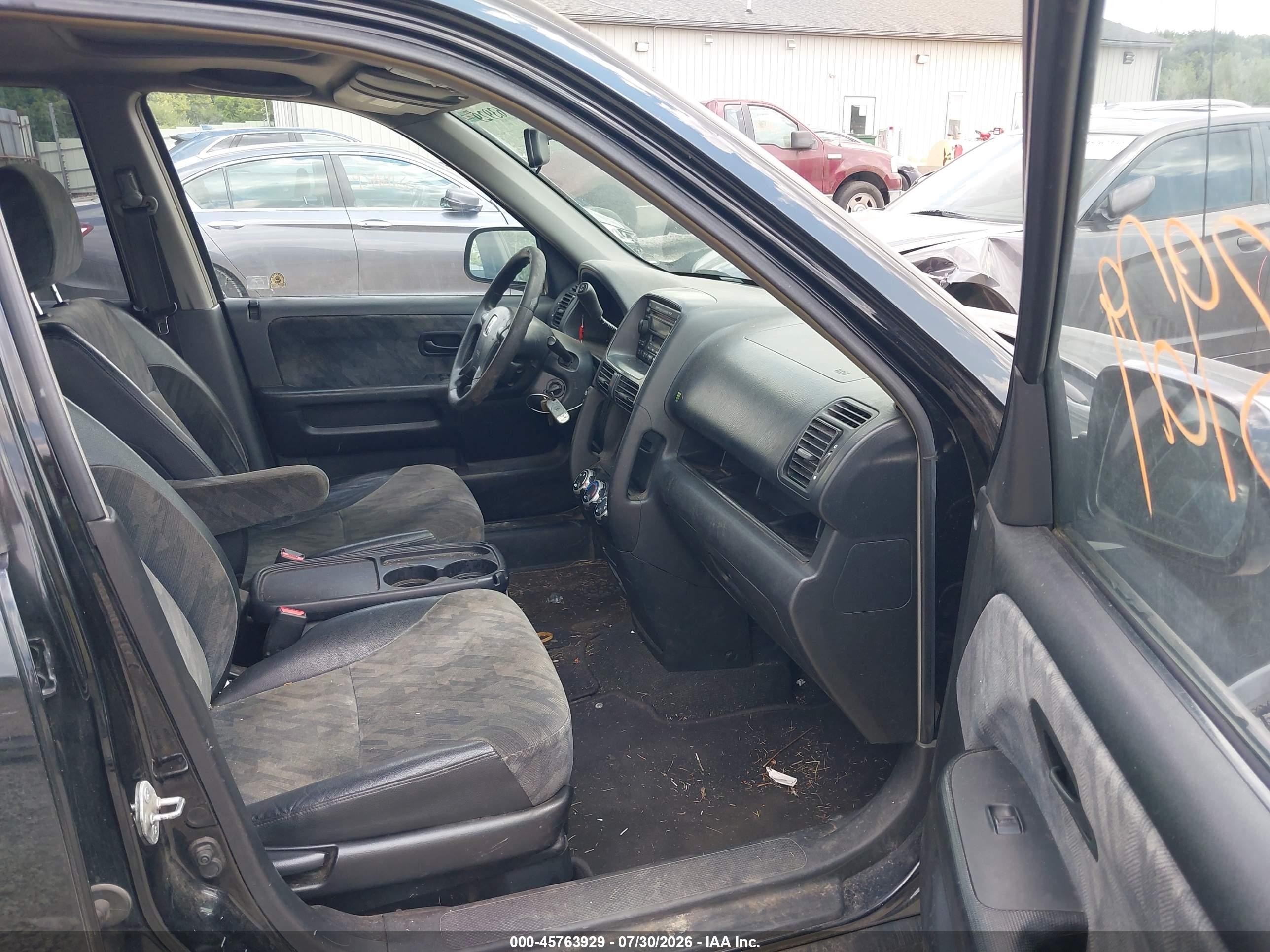 2003 Honda Cr-v Ex Black vin: SHSRD78893U134941
