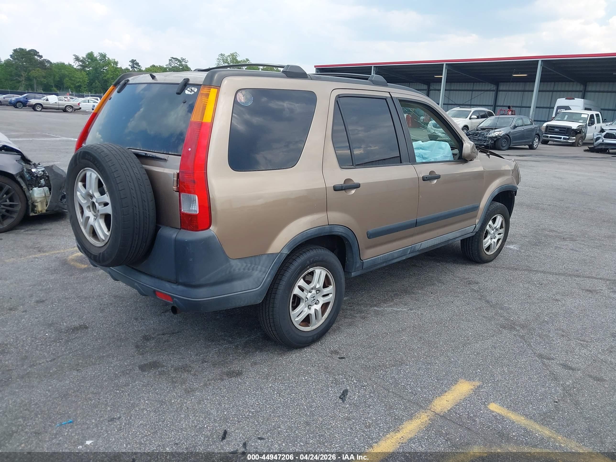 2003 Honda Cr-v Ex Коричневый vin: SHSRD78893U144062