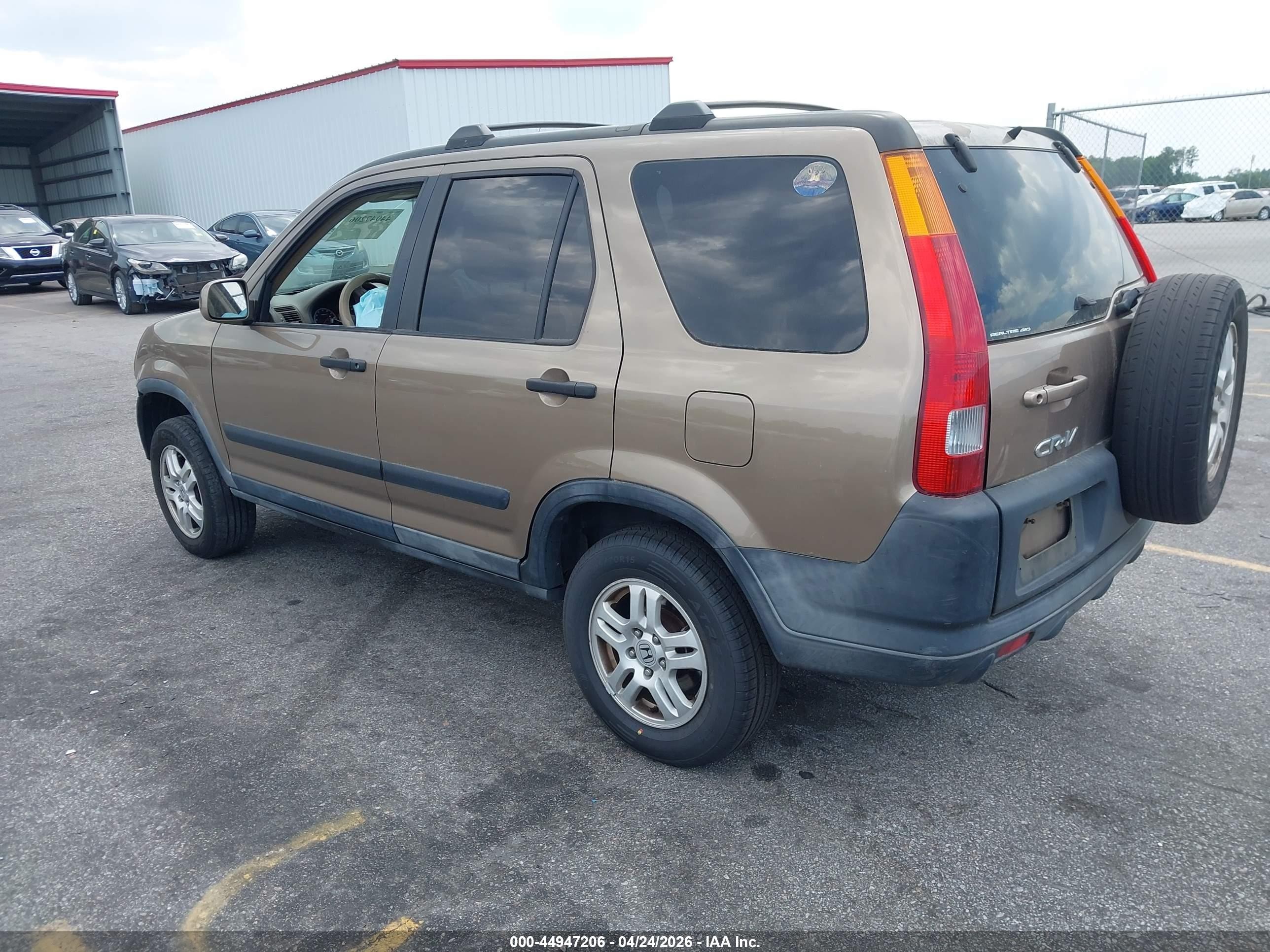 2003 Honda Cr-v Ex Коричневый vin: SHSRD78893U144062