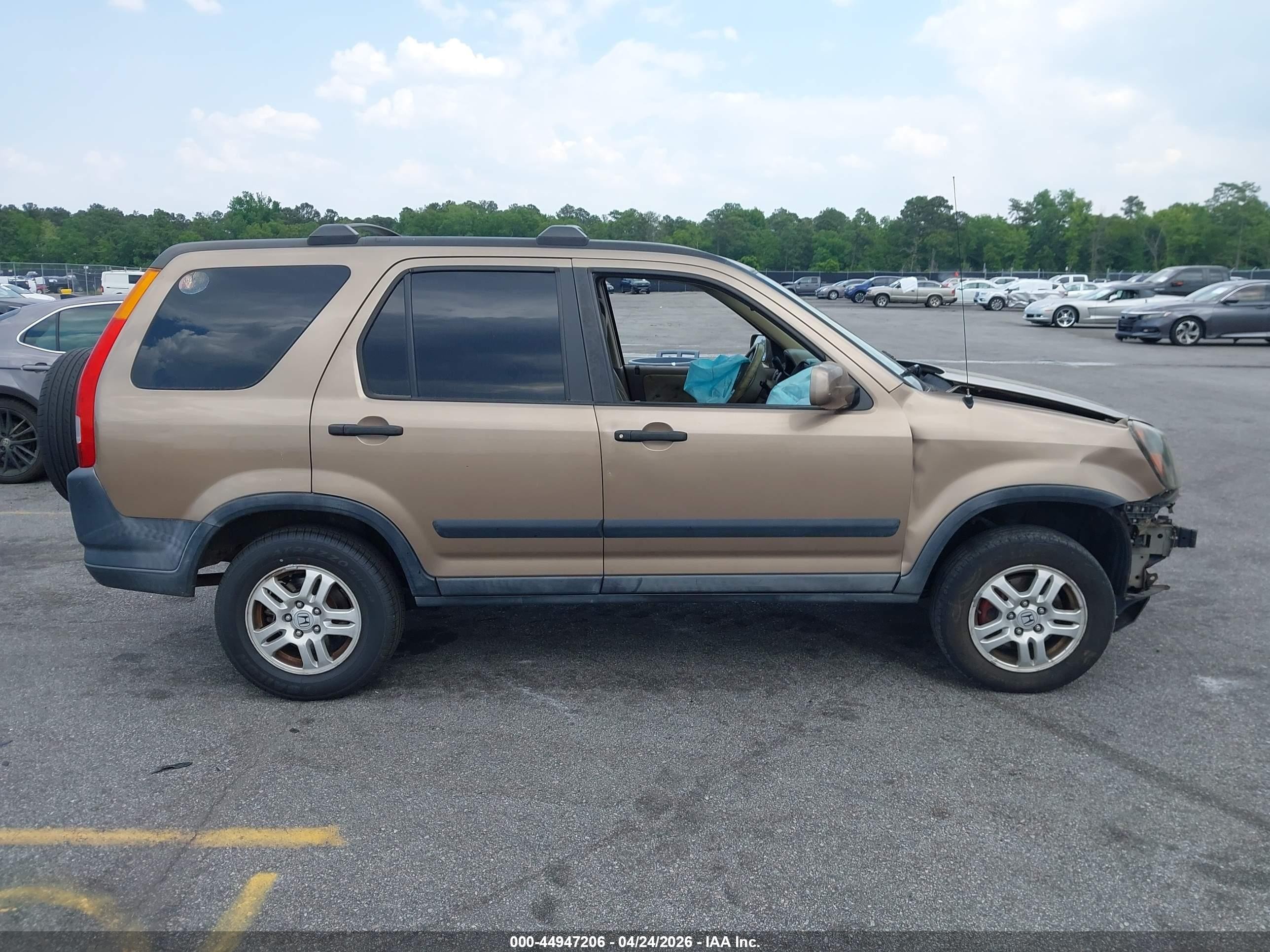 2003 Honda Cr-v Ex Коричневый vin: SHSRD78893U144062