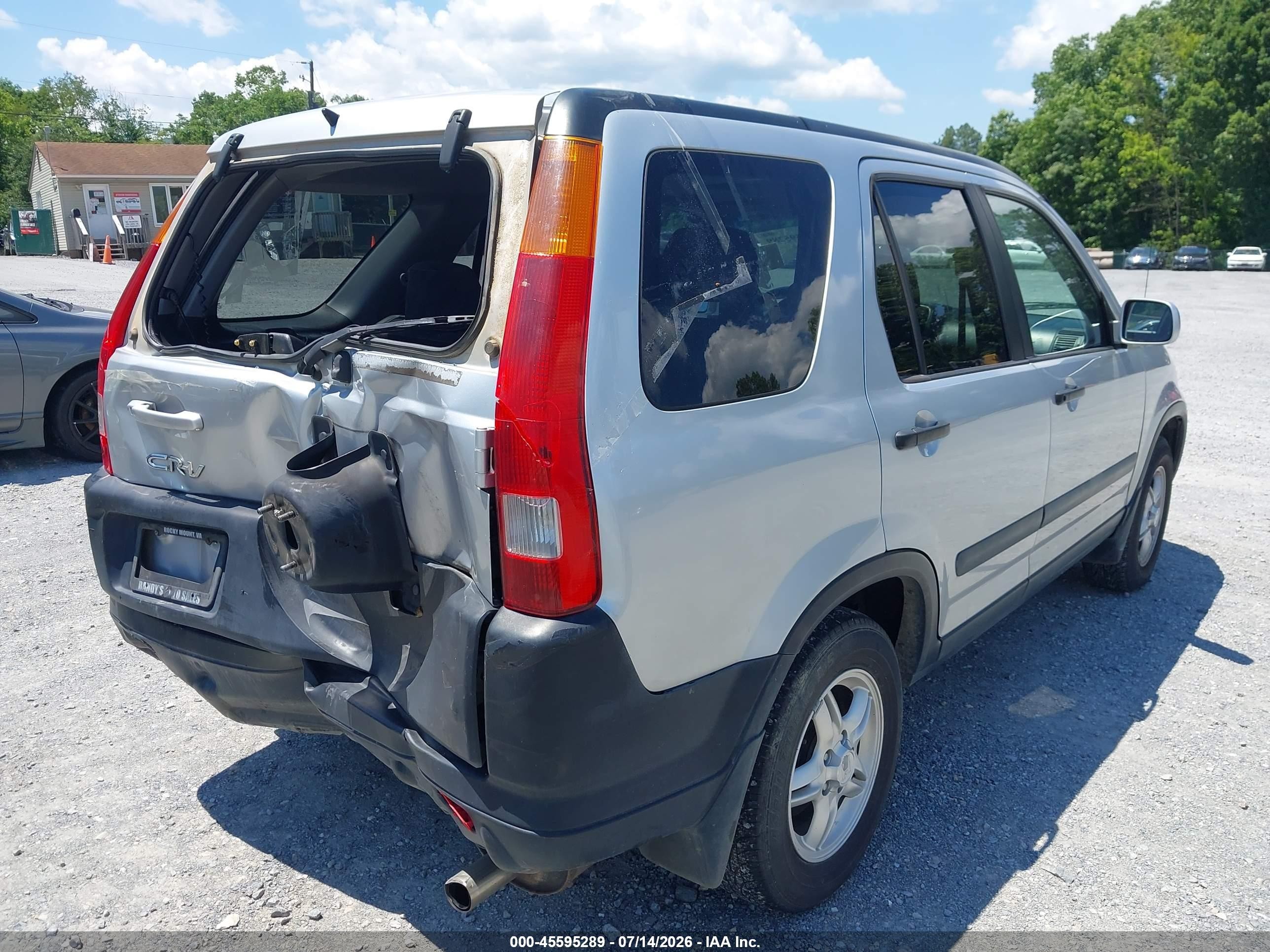 2003 Honda Cr-v Ex Silver vin: SHSRD78893U145339