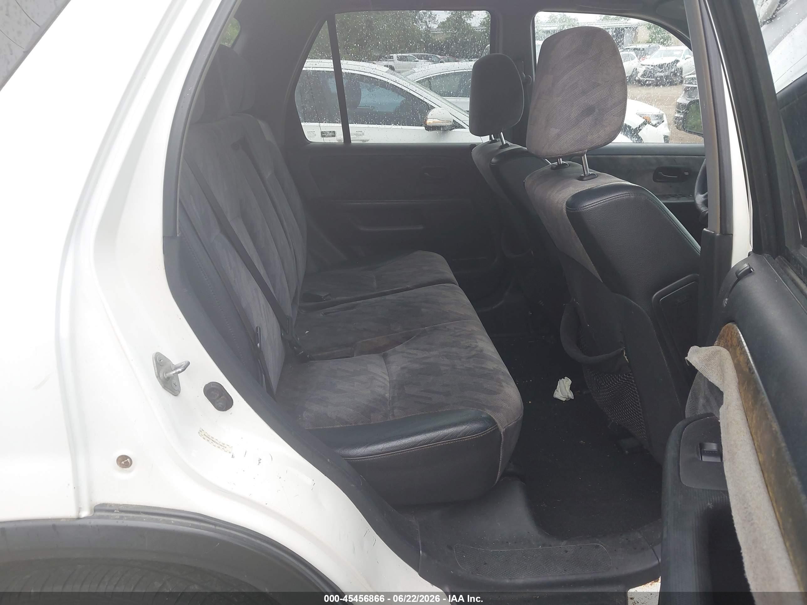 2003 Honda Cr-v Ex White vin: SHSRD78893U146426