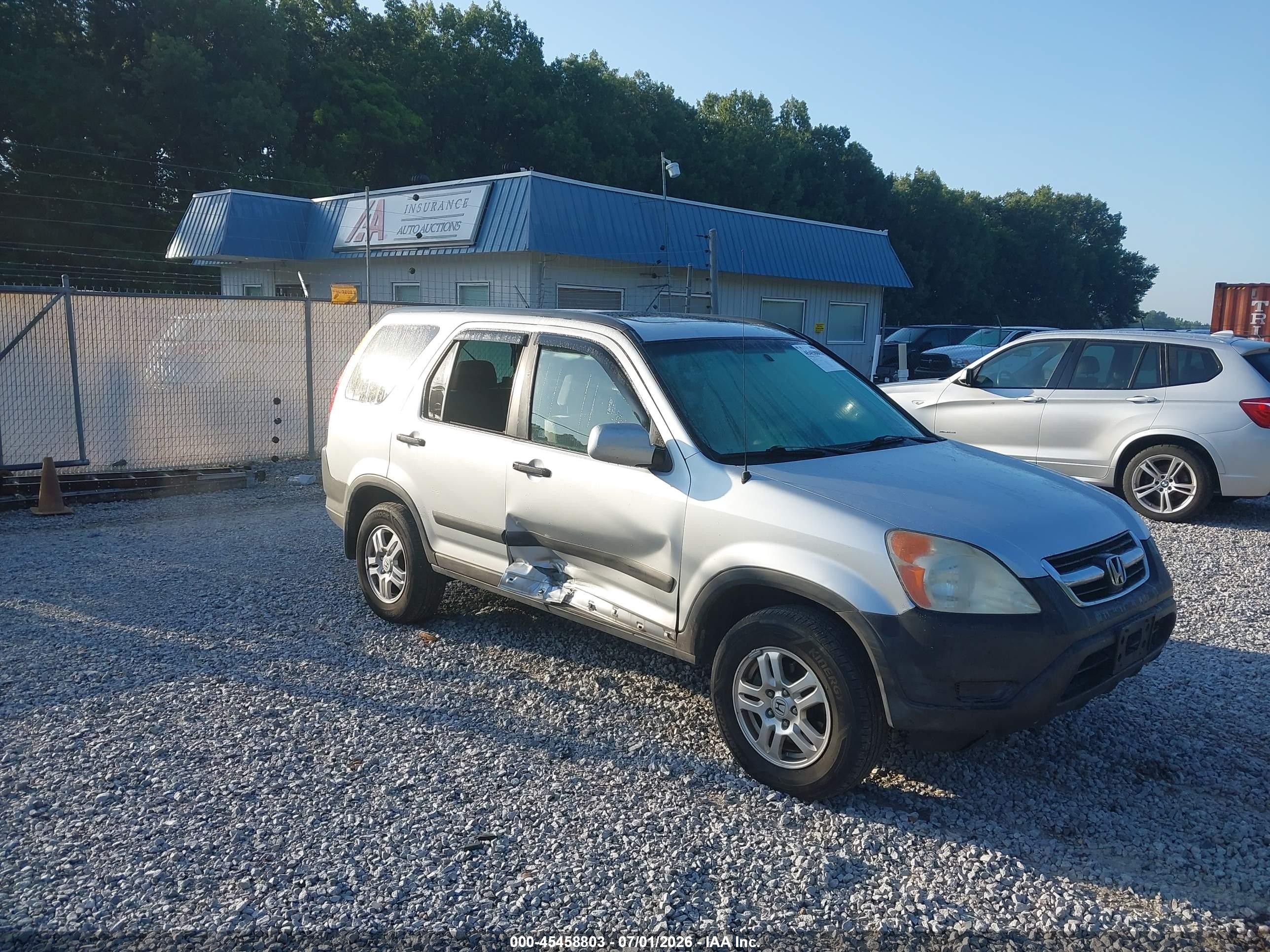 2004 Honda Cr-v Ex Silver vin: SHSRD78894U209574