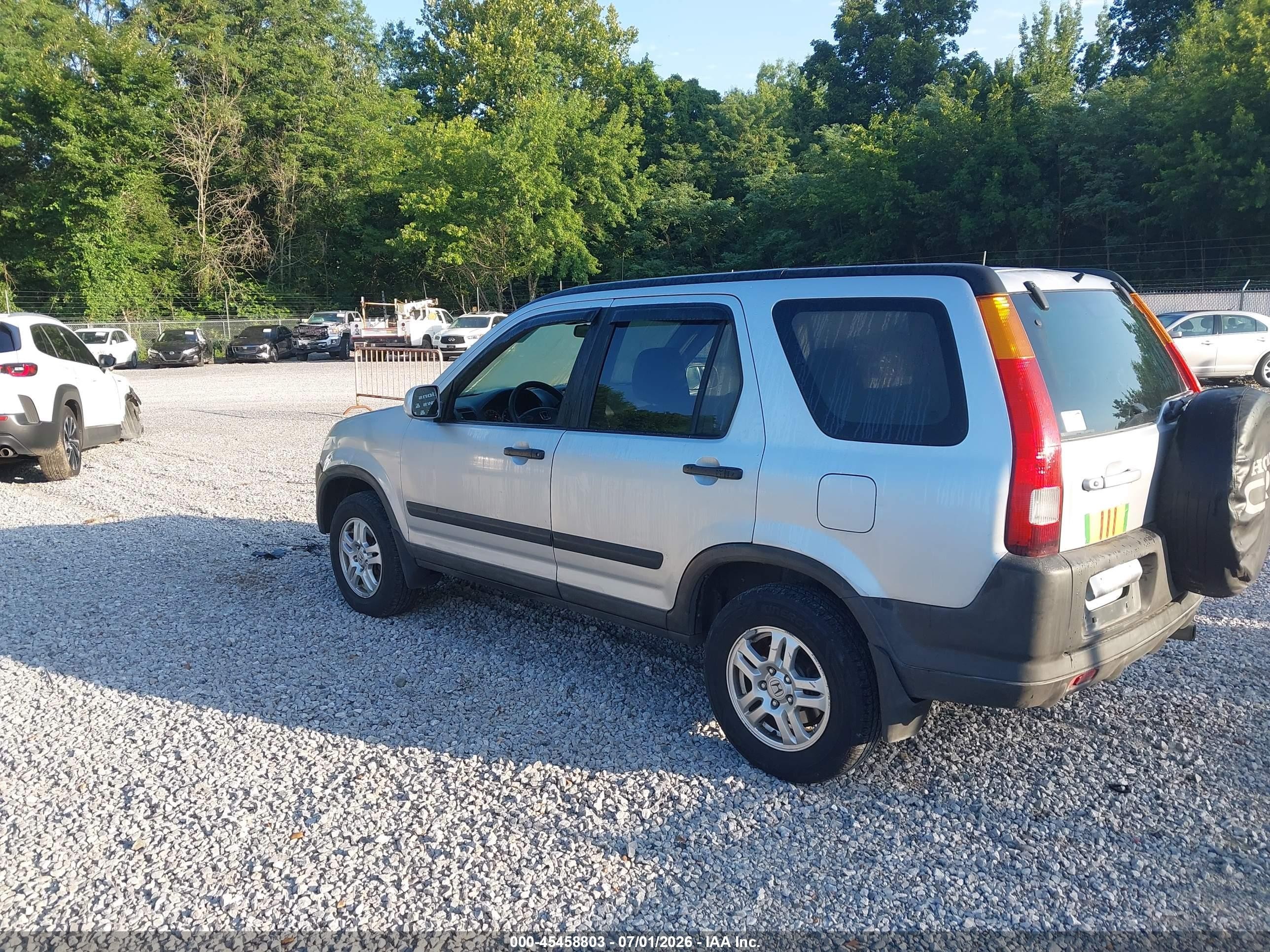 2004 Honda Cr-v Ex Серебряный vin: SHSRD78894U209574