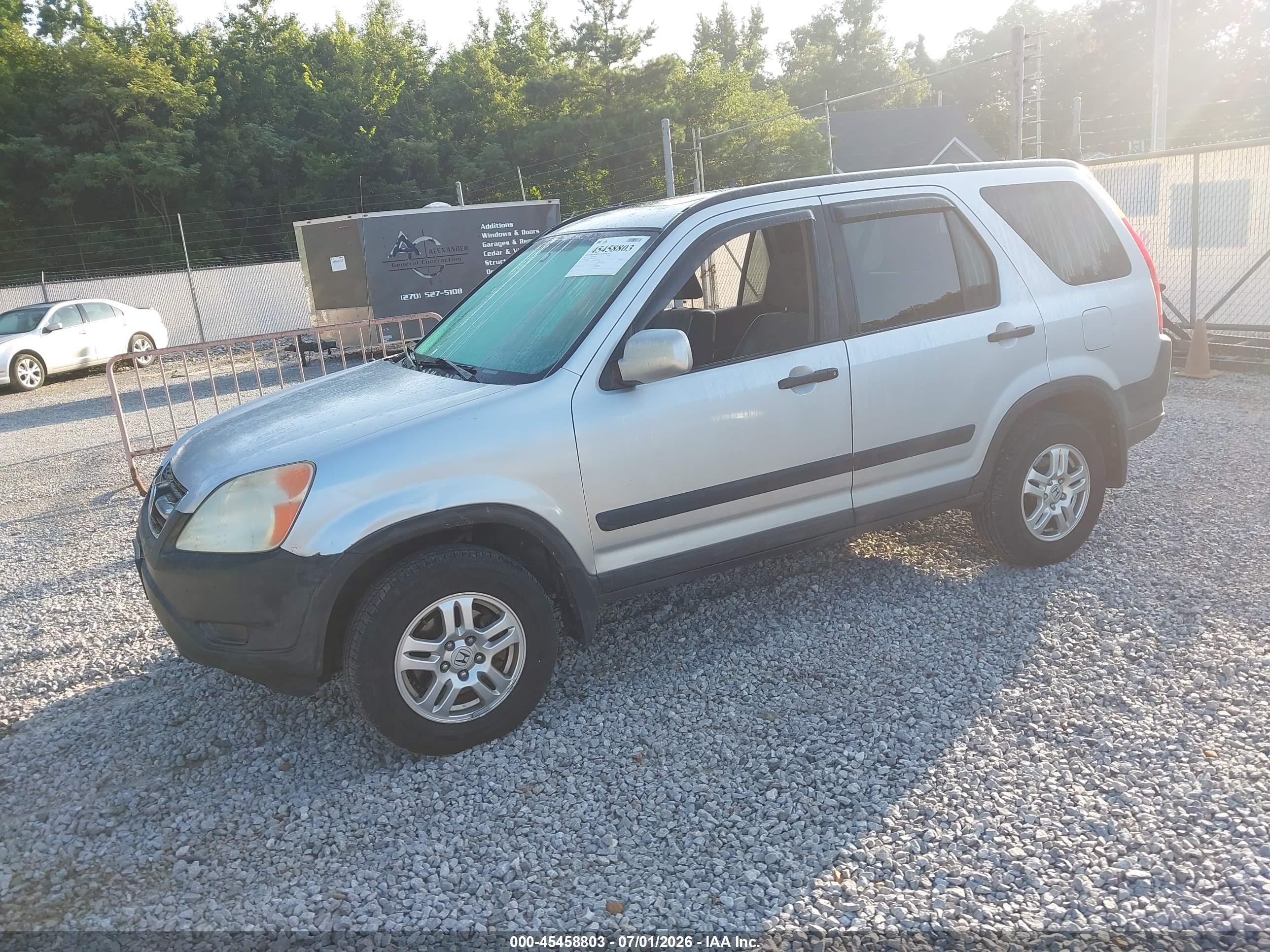 2004 Honda Cr-v Ex Серебряный vin: SHSRD78894U209574