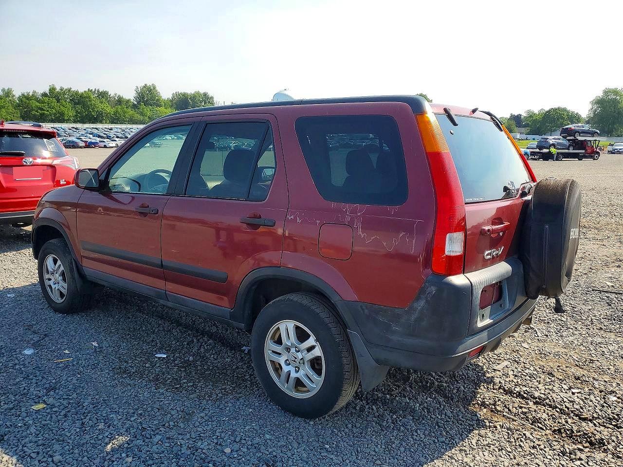 2004 Honda Cr-v Ex Maroon vin: SHSRD78894U211812