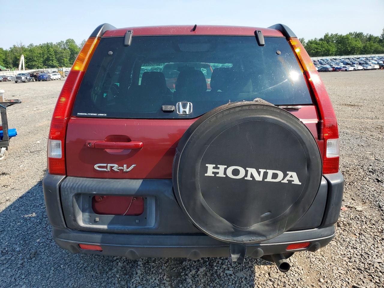 2004 Honda Cr-v Ex Maroon vin: SHSRD78894U211812