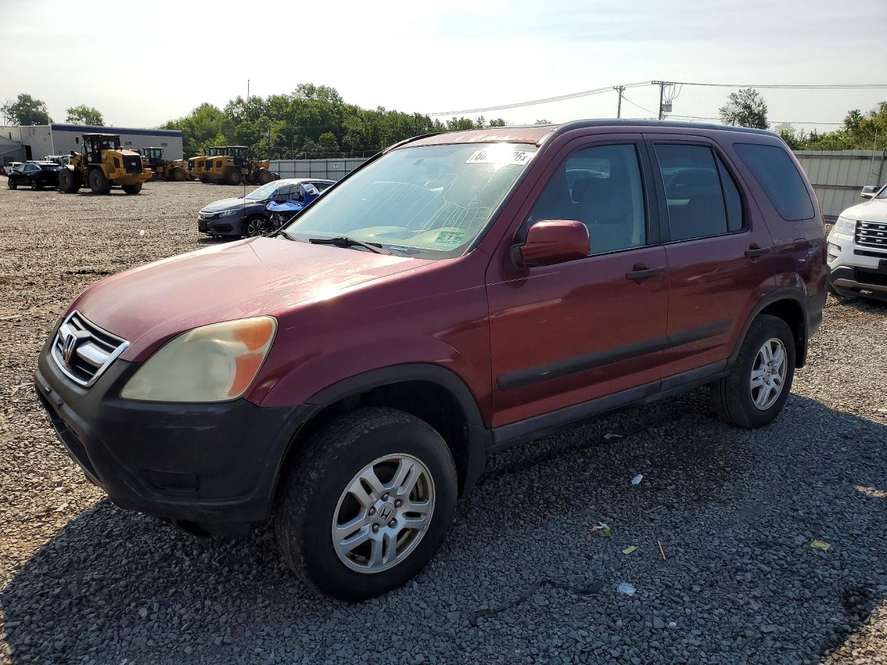 2004 Honda Cr-v Ex Maroon vin: SHSRD78894U211812