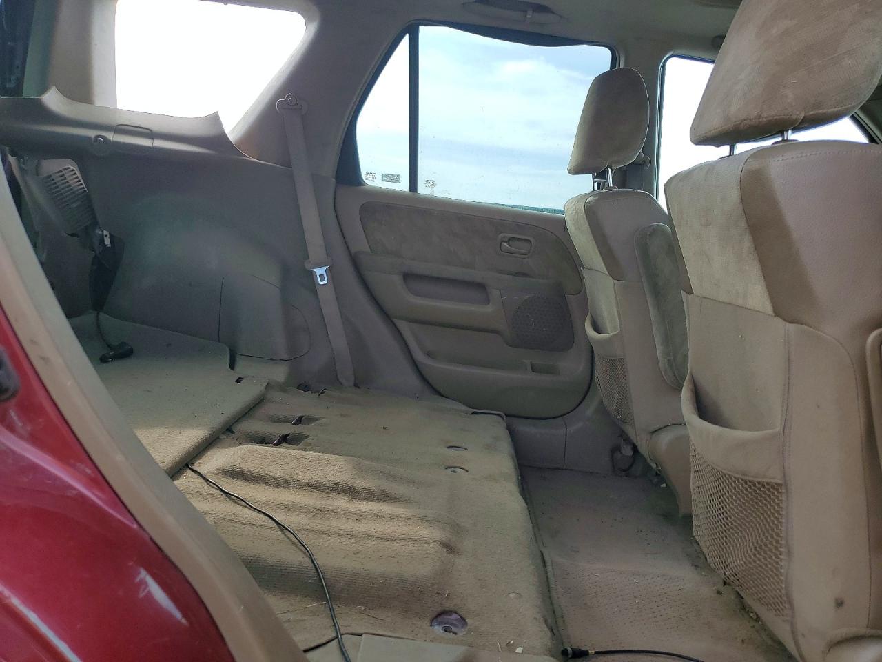 2004 Honda Cr-v Ex Burgundy vin: SHSRD78894U228691
