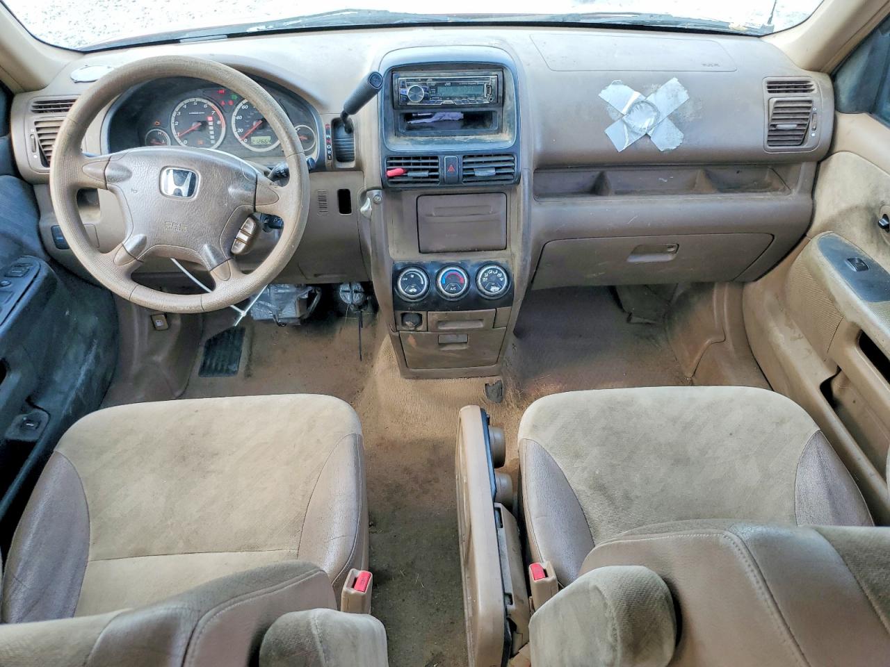 2004 Honda Cr-v Ex Burgundy vin: SHSRD78894U228691