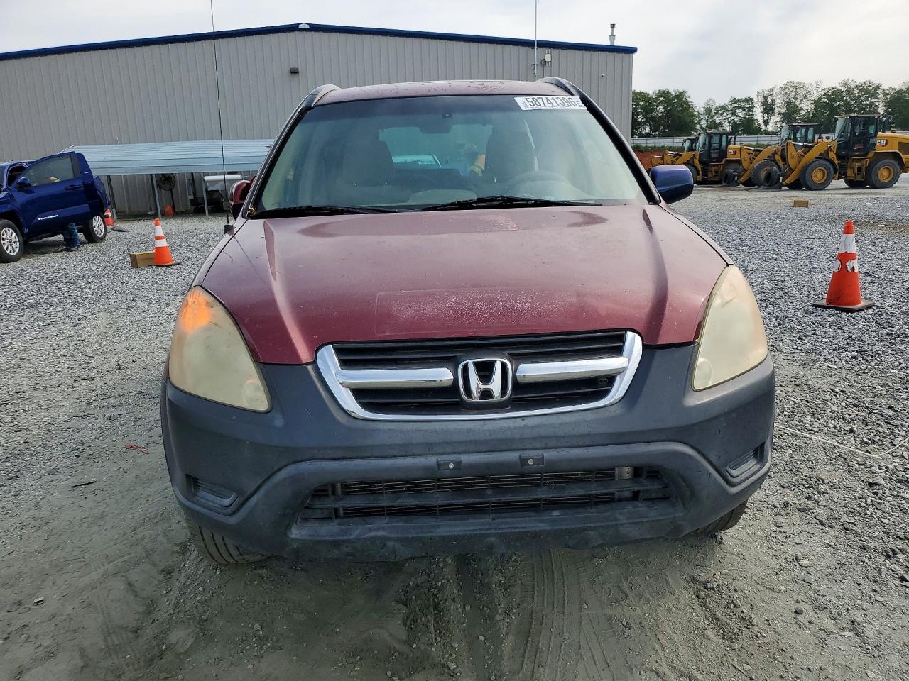 2004 Honda Cr-v Ex Burgundy vin: SHSRD78894U228691