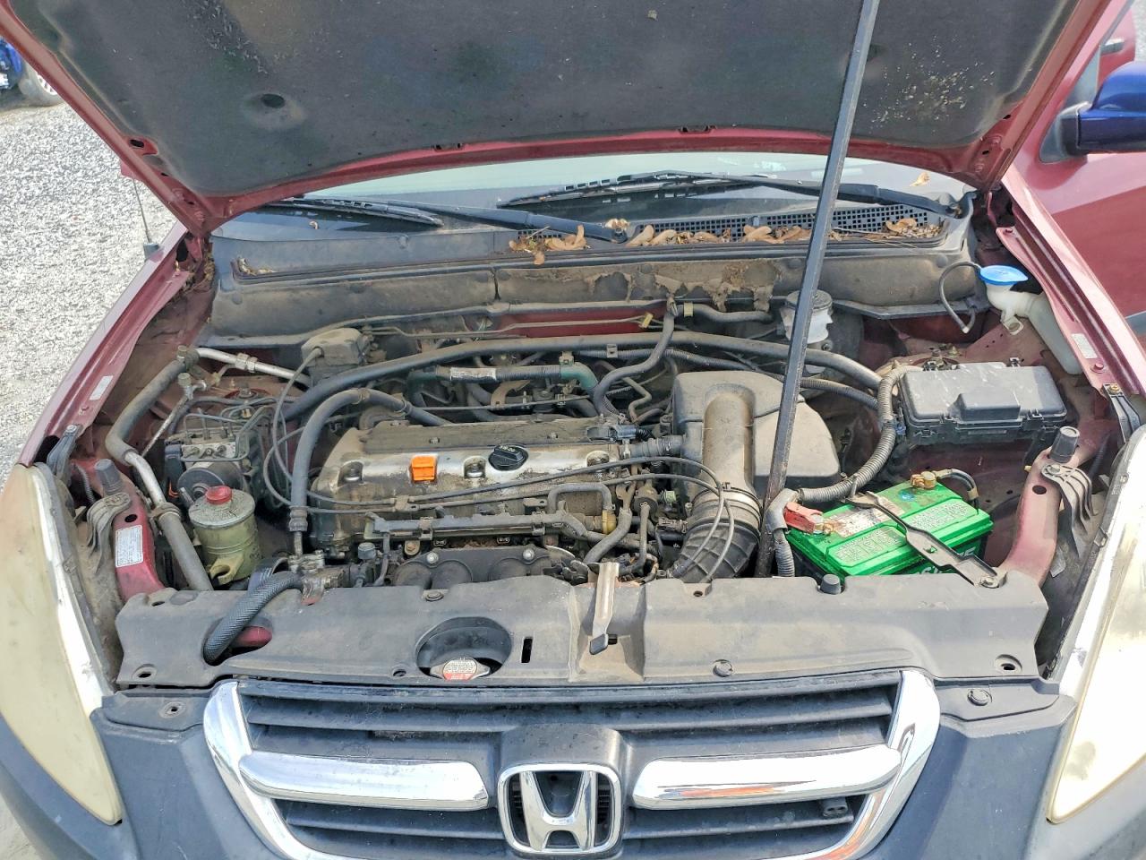 2004 Honda Cr-v Ex Burgundy vin: SHSRD78894U228691