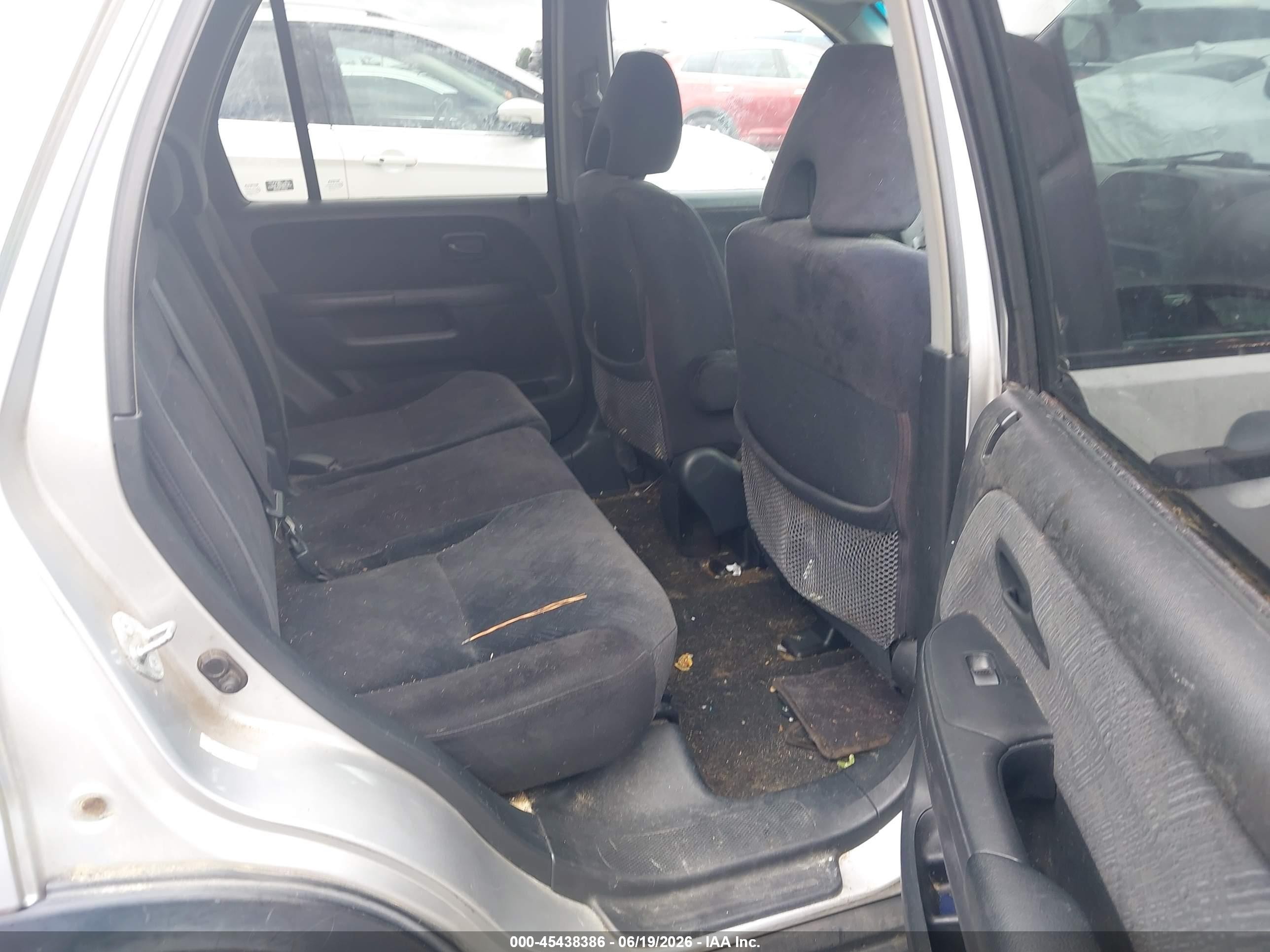 2005 Honda Cr-v Ex Silver vin: SHSRD78895U313404