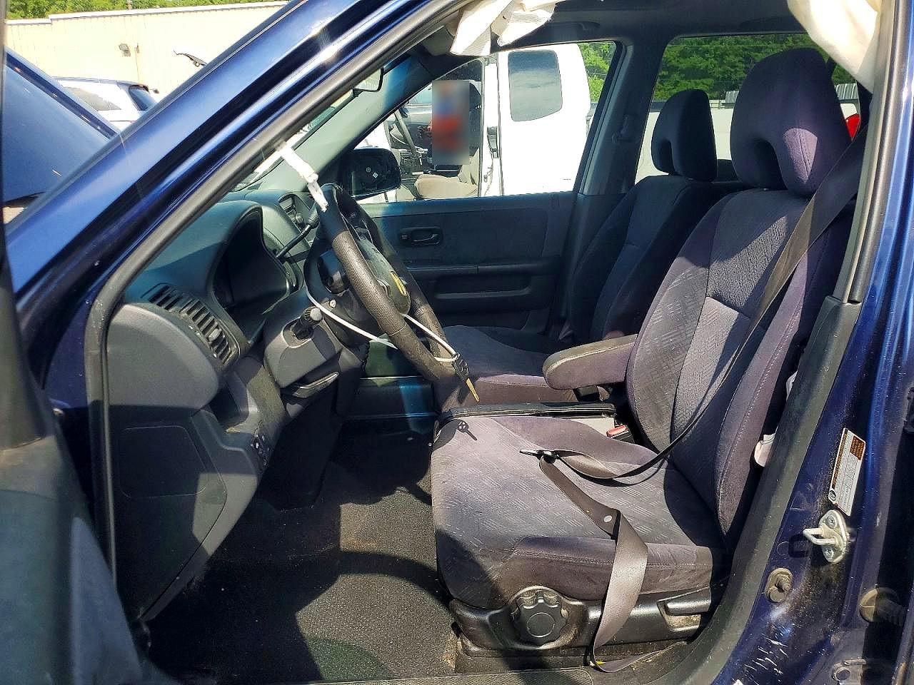 2005 Honda Cr-v Ex Blue vin: SHSRD78895U321504