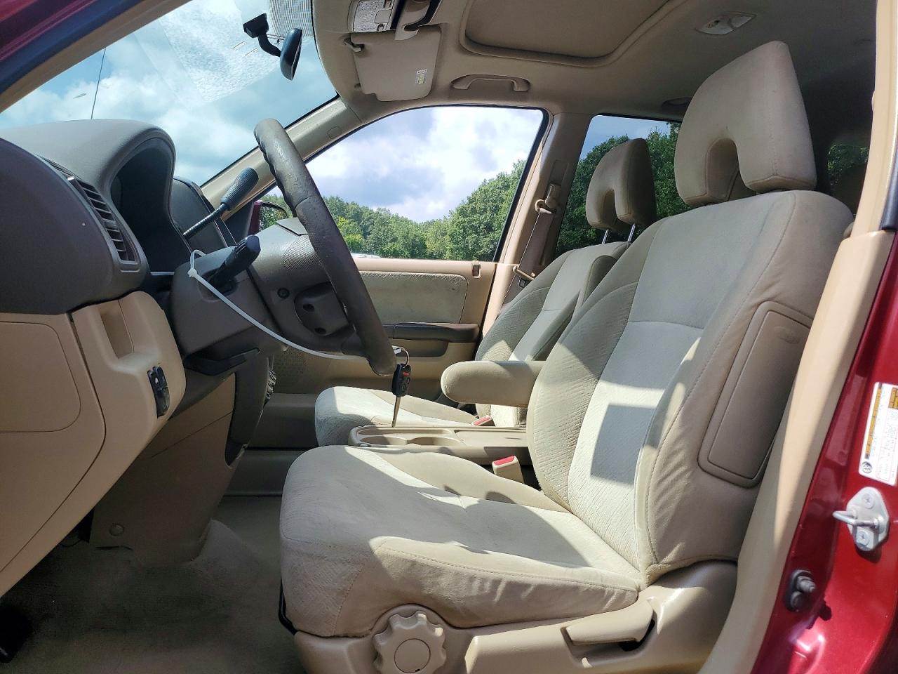 2005 Honda Cr-v Ex Красный vin: SHSRD78895U332888