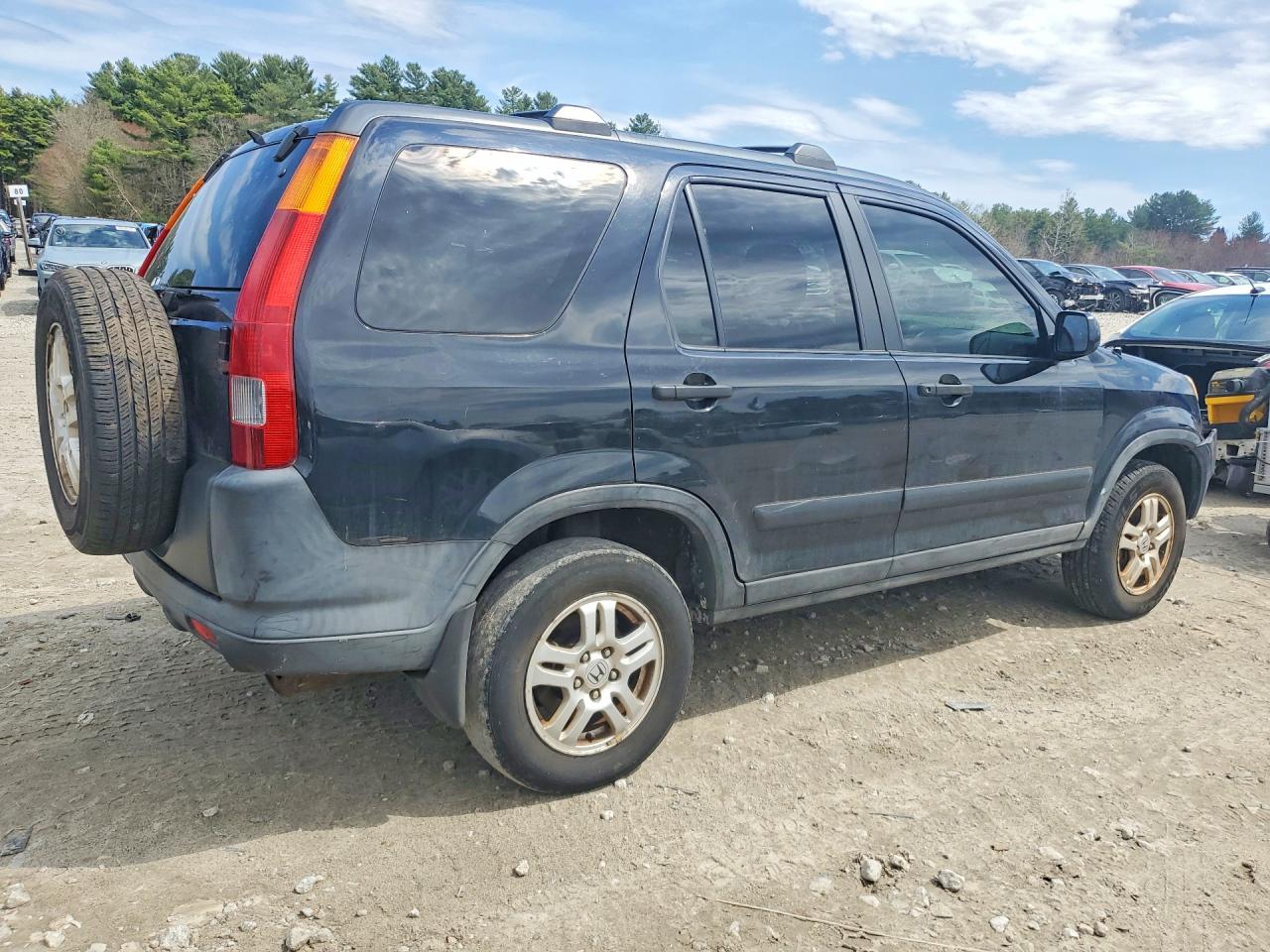 2002 Honda Cr-v Black vin: SHSRD788X2U006318
