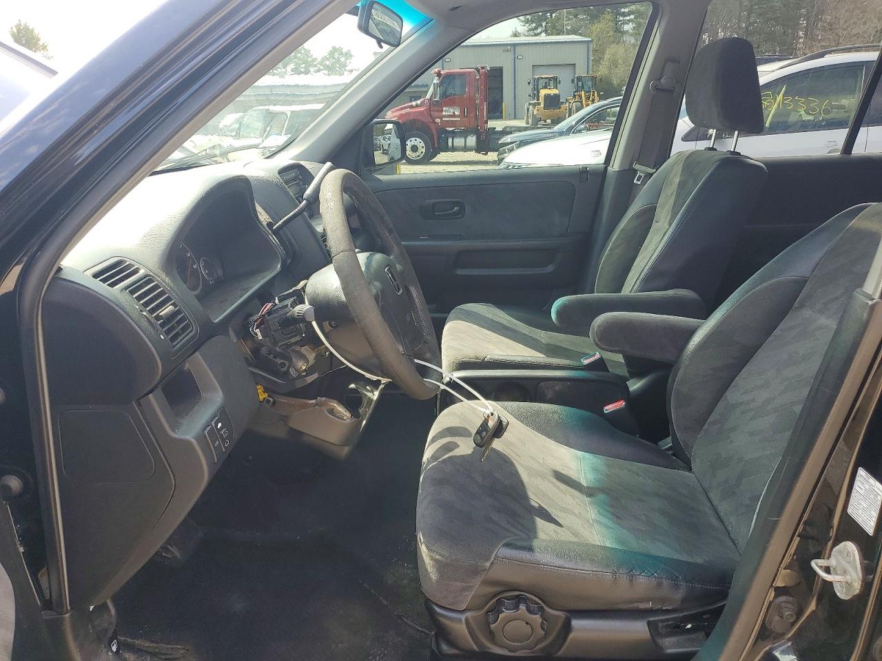 2002 Honda Cr-v Black vin: SHSRD788X2U006318