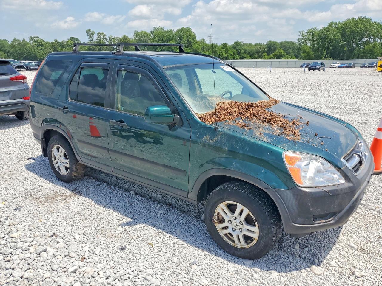2002 Honda Cr-v Ex Green vin: SHSRD788X2U012216