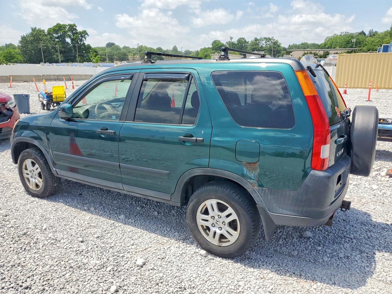 2002 Honda Cr-v Ex Green vin: SHSRD788X2U012216