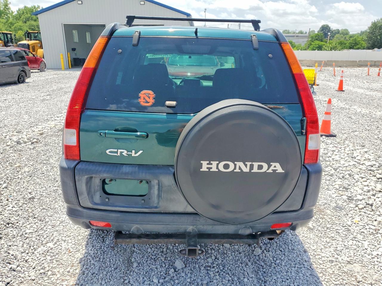 2002 Honda Cr-v Ex Green vin: SHSRD788X2U012216