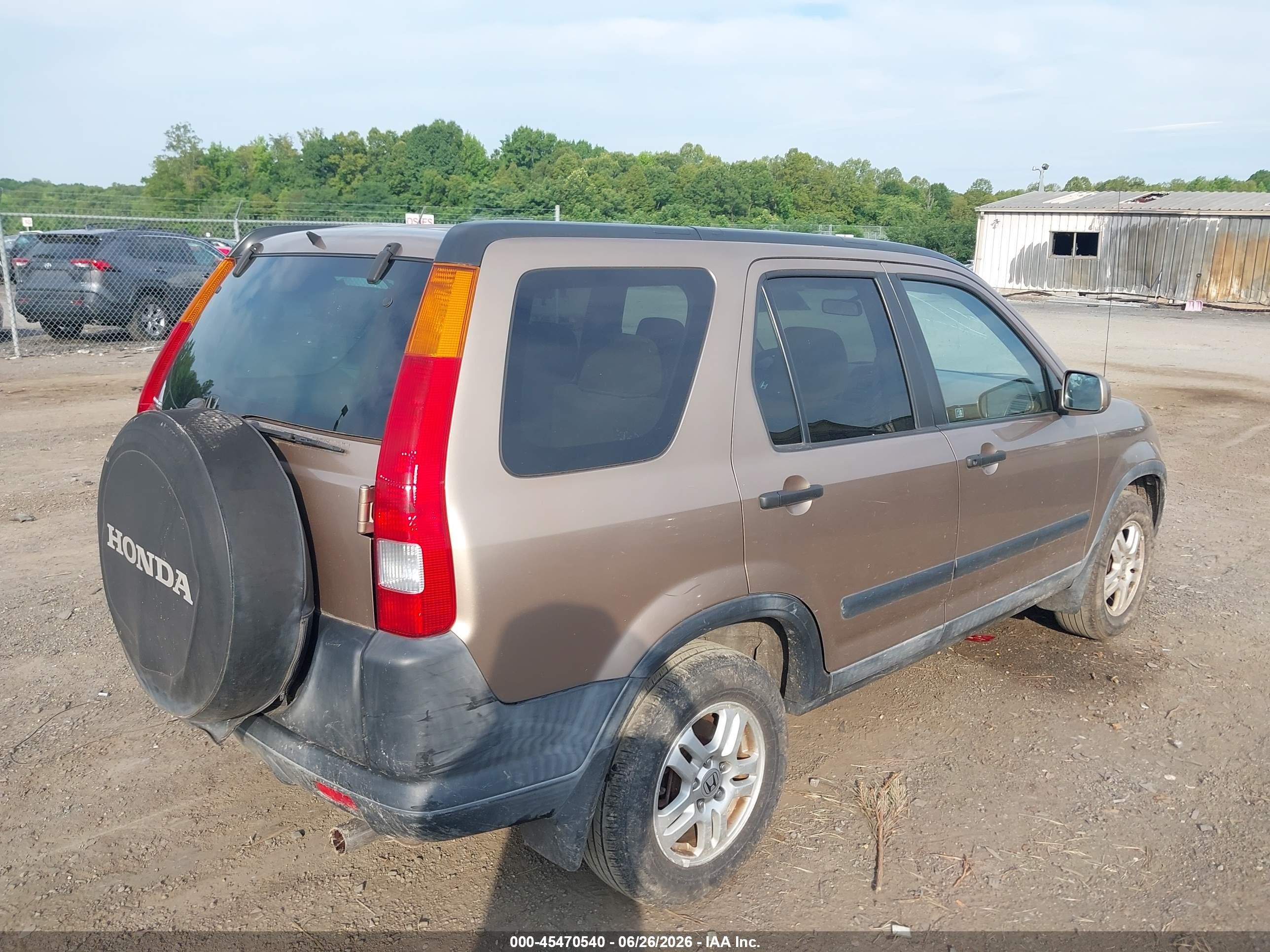 2003 Honda Cr-v Ex Pewter vin: SHSRD788X3U106727