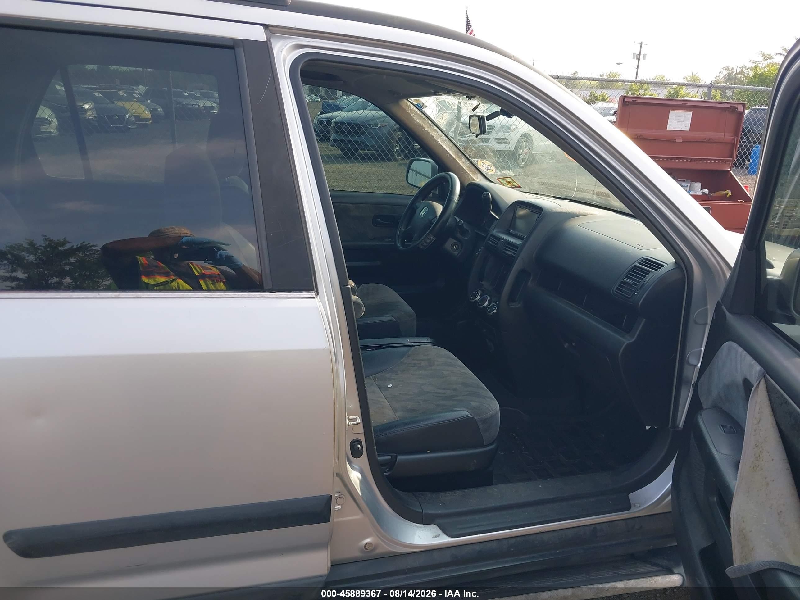 2003 Honda Cr-v Ex Silver vin: SHSRD788X3U128341