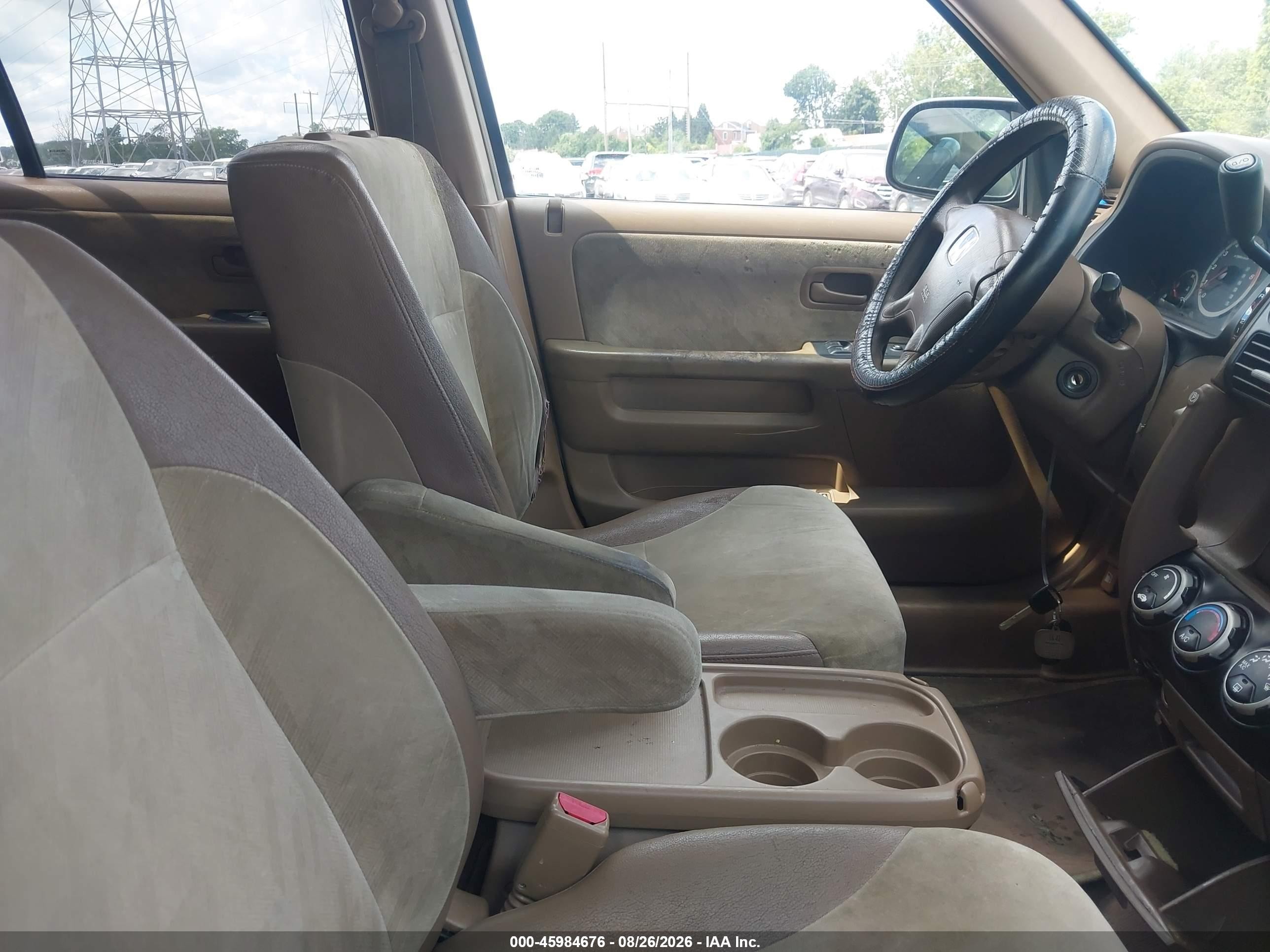 2004 Honda Cr-v Ex Brown vin: SHSRD788X4U204352