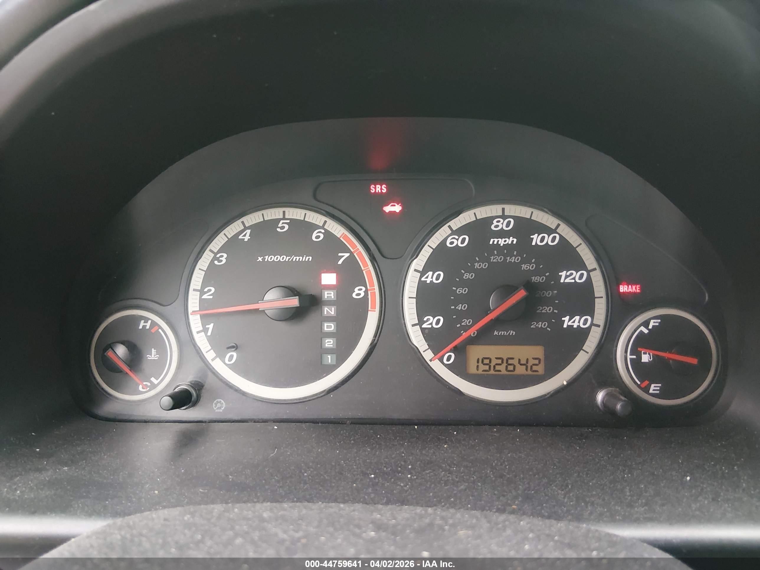 2004 Honda Cr-v Ex Silver vin: SHSRD788X4U209020
