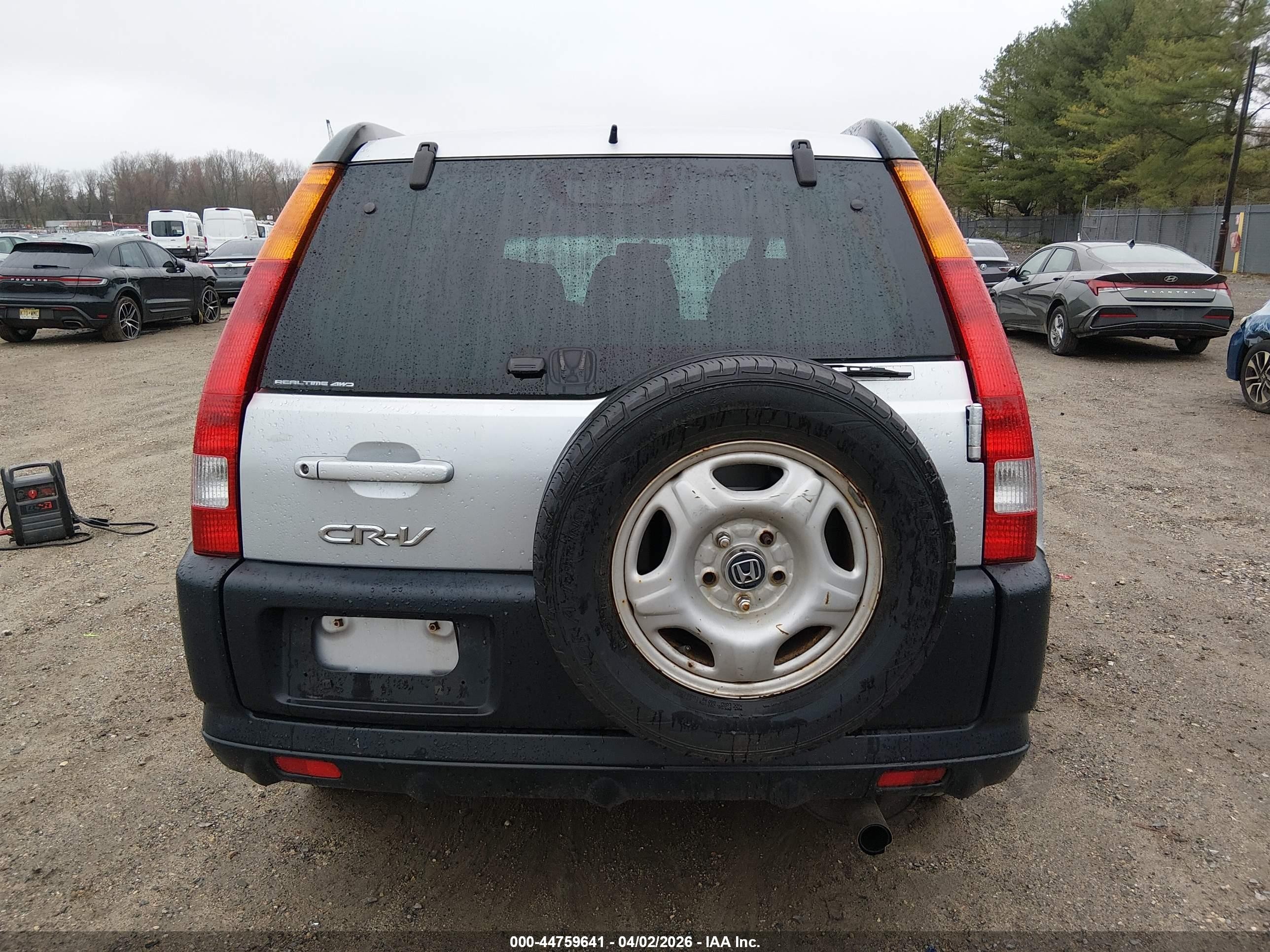 2004 Honda Cr-v Ex Silver vin: SHSRD788X4U209020