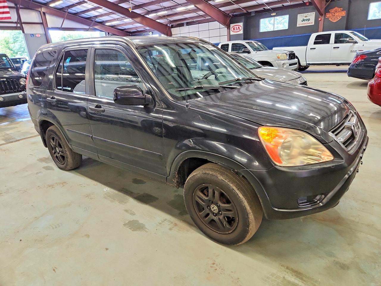 2004 Honda Cr-v Ex Black vin: SHSRD788X4U209809