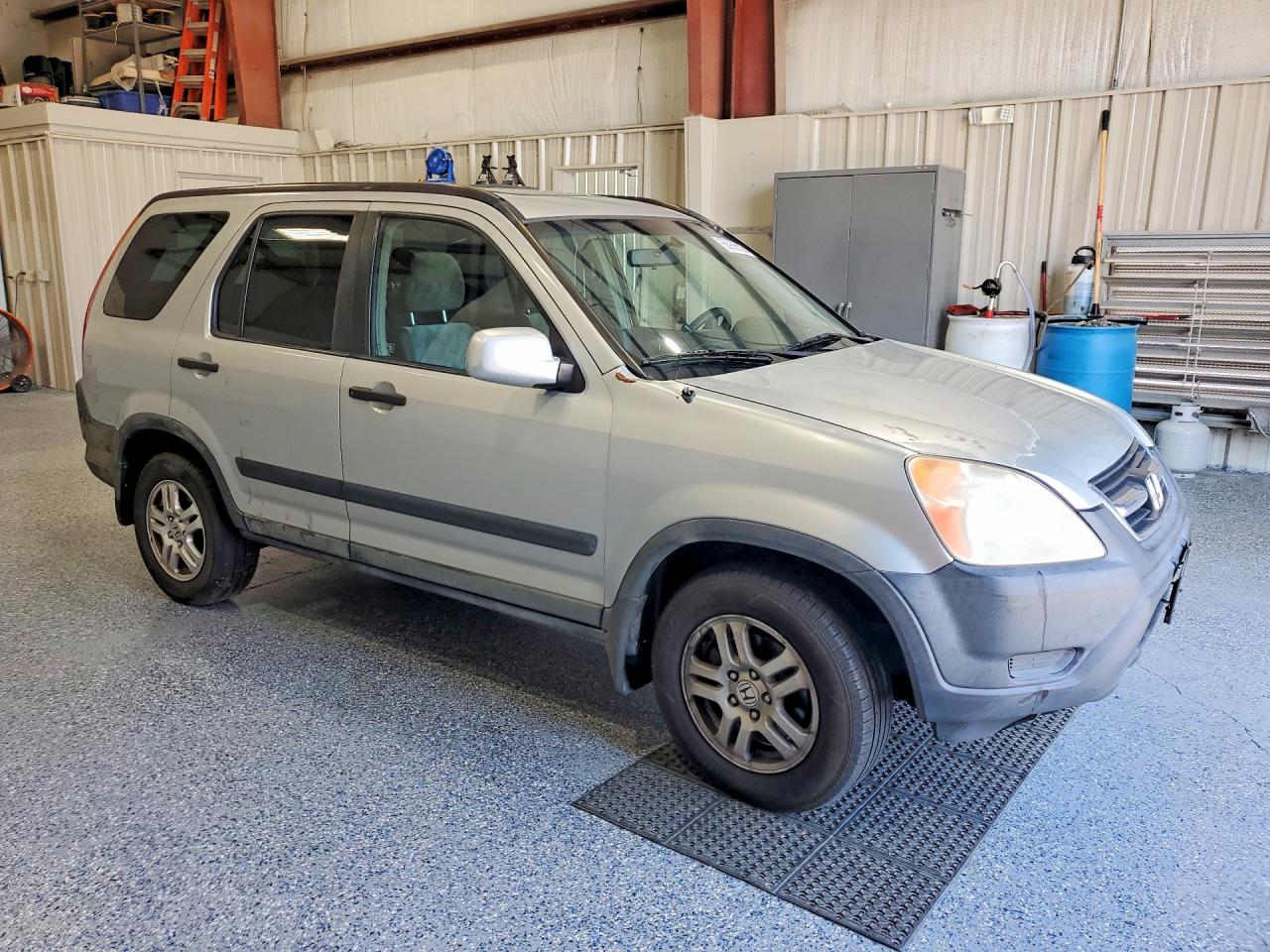 2004 Honda Cr-v Ex Silver vin: SHSRD788X4U227291