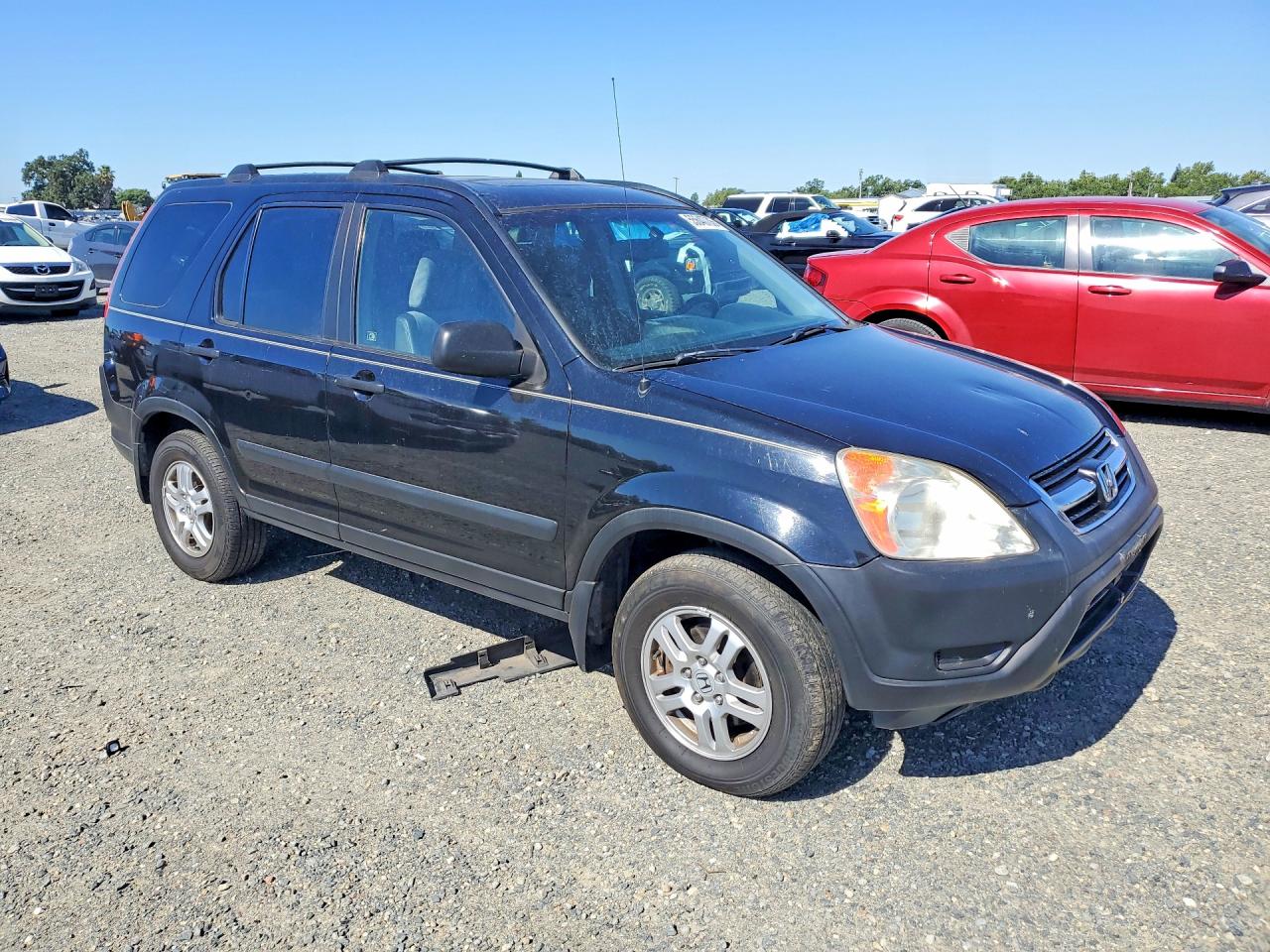 2004 Honda Cr-v Ex Black vin: SHSRD788X4U235312
