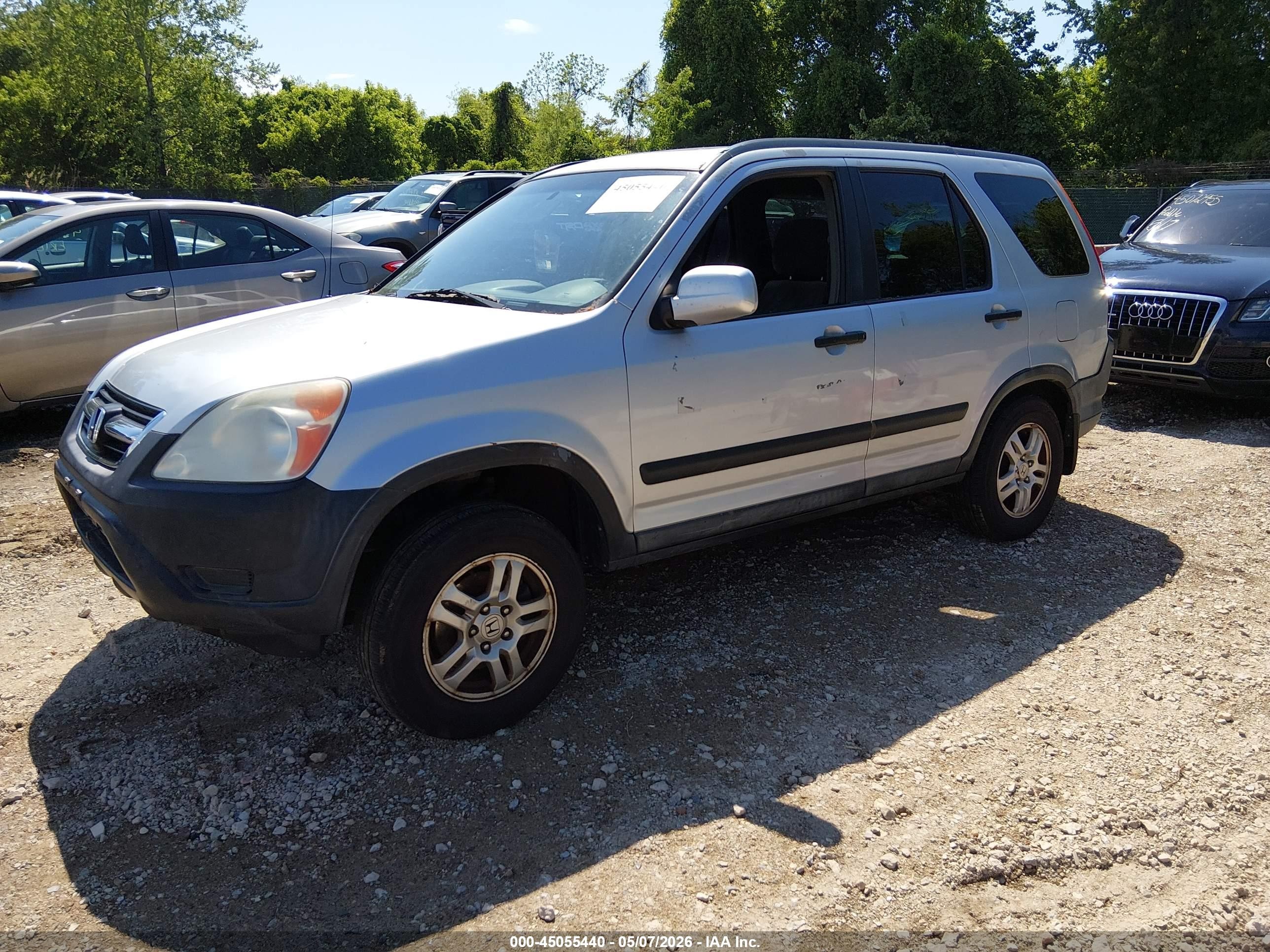 2004 Honda Cr-v Ex Серебряный vin: SHSRD788X4U253678