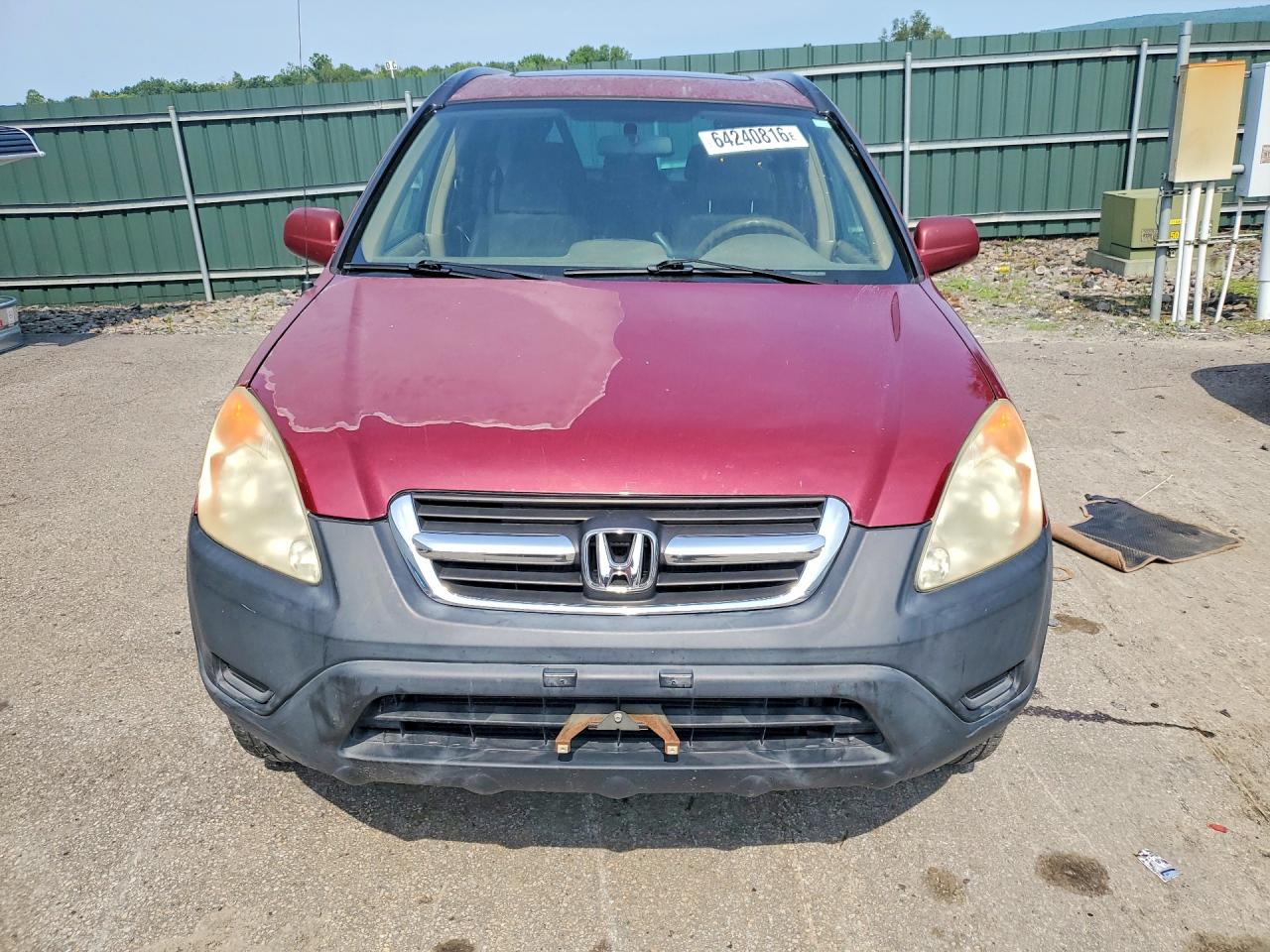 2004 Honda Cr-v Ex Бордовый vin: SHSRD788X4U254460