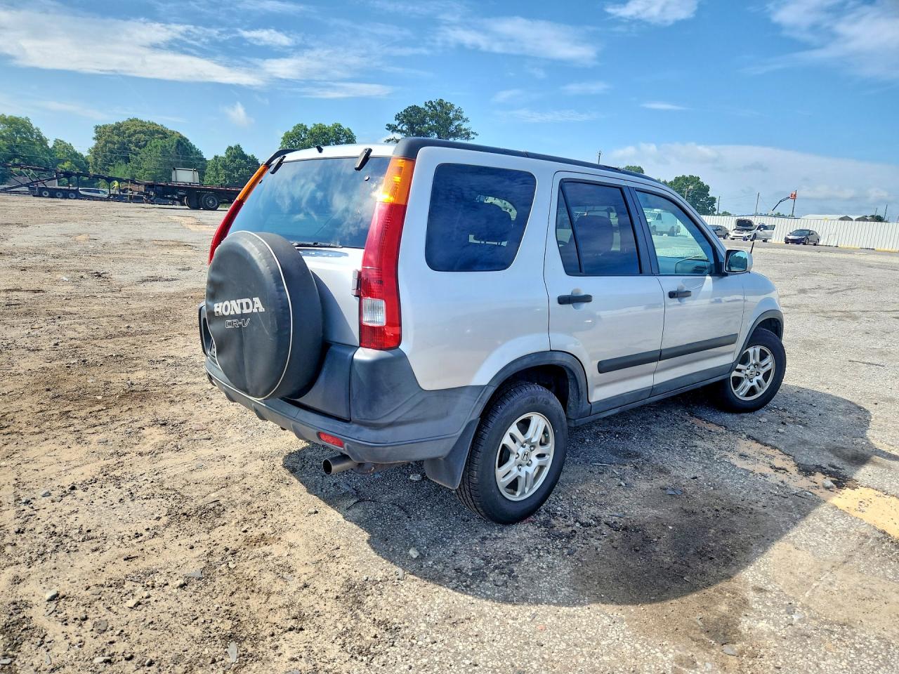 2004 Honda Cr-v Ex Silver vin: SHSRD788X4U255429
