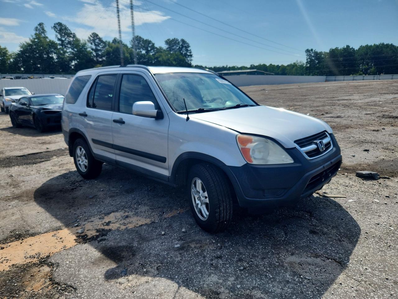 2004 Honda Cr-v Ex Silver vin: SHSRD788X4U255429