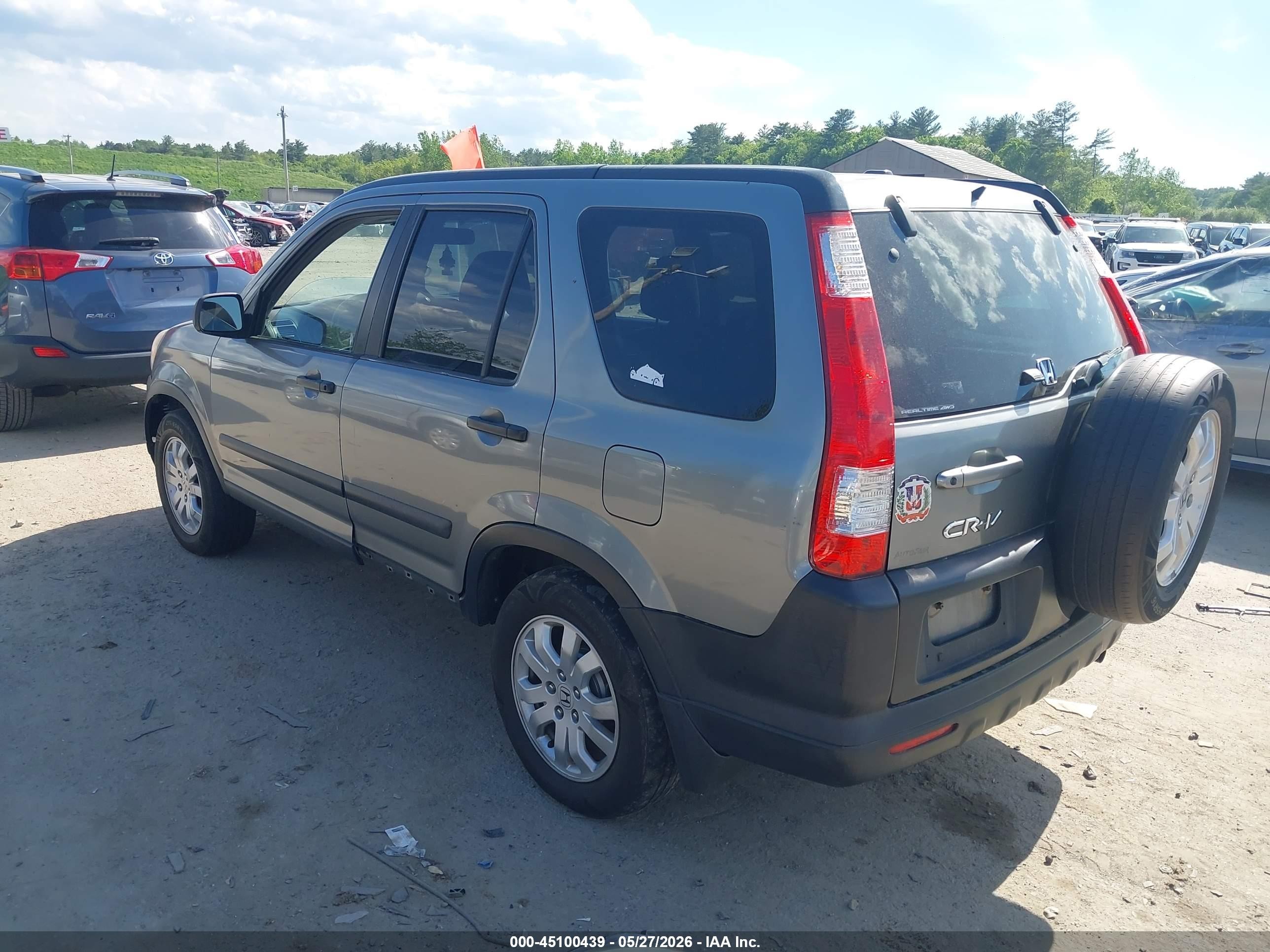 2005 Honda Cr-v Ex Золотой vin: SHSRD788X5U312441