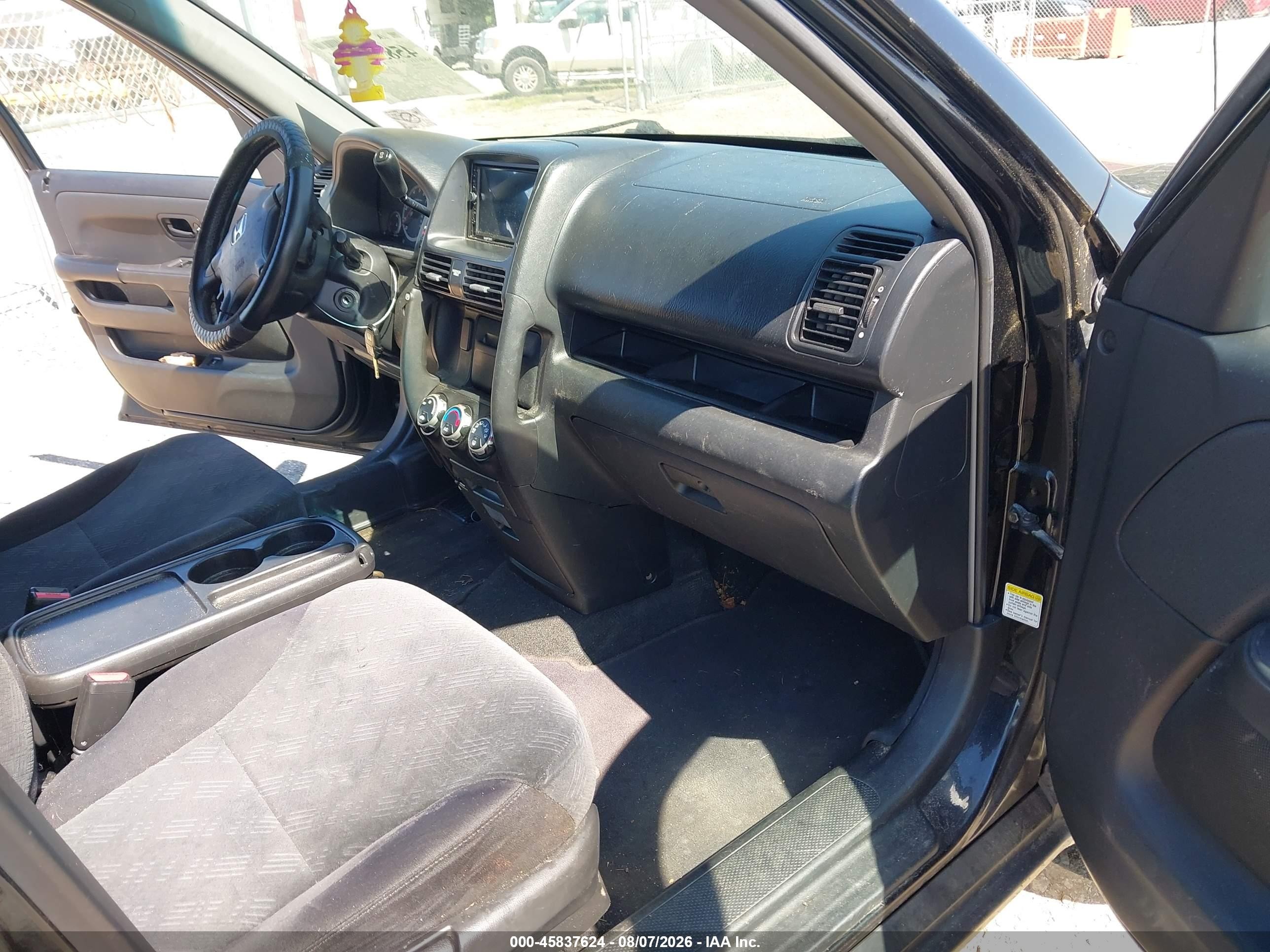 2005 Honda Cr-v Ex Black vin: SHSRD788X5U323715
