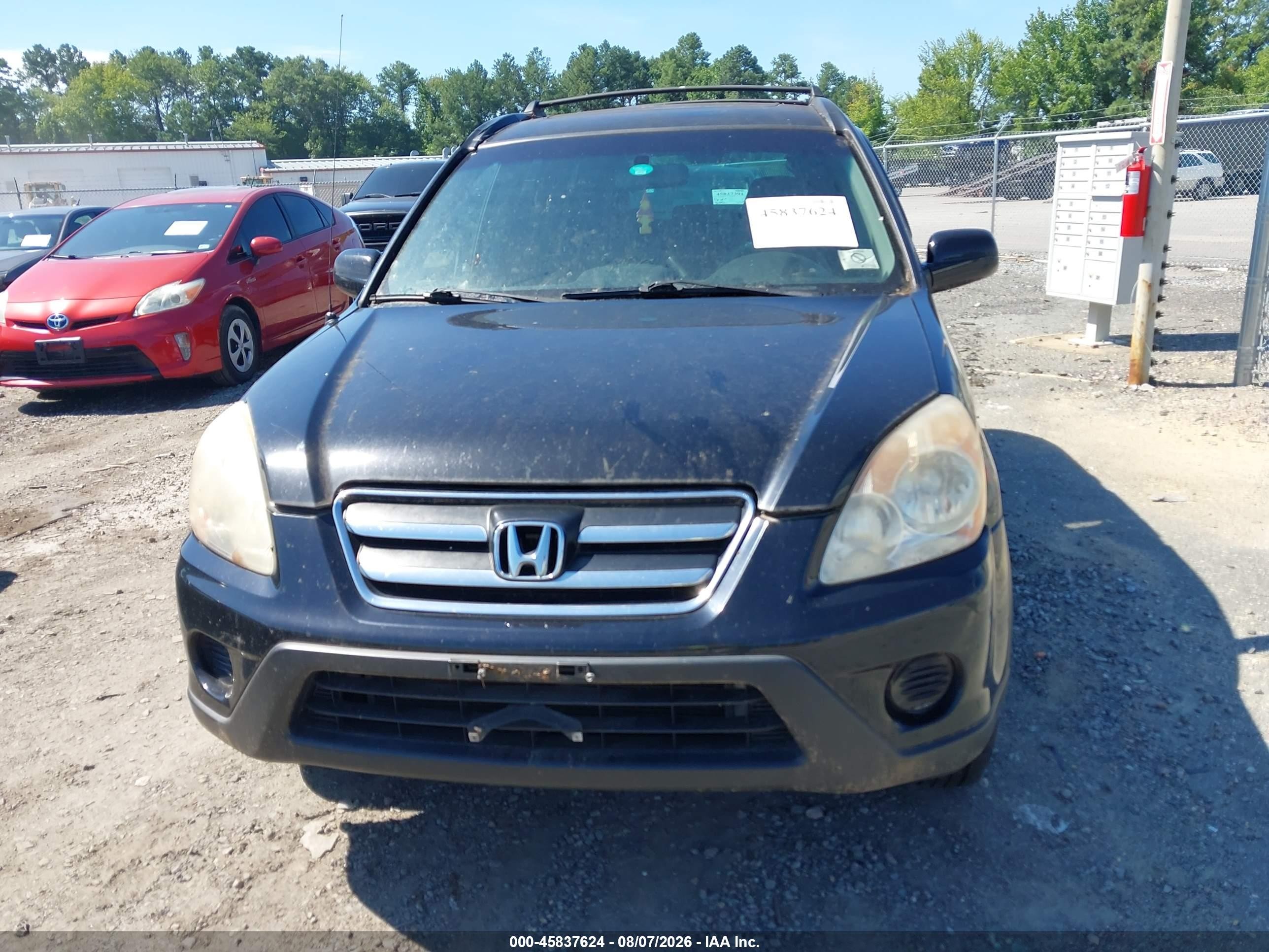 2005 Honda Cr-v Ex Black vin: SHSRD788X5U323715