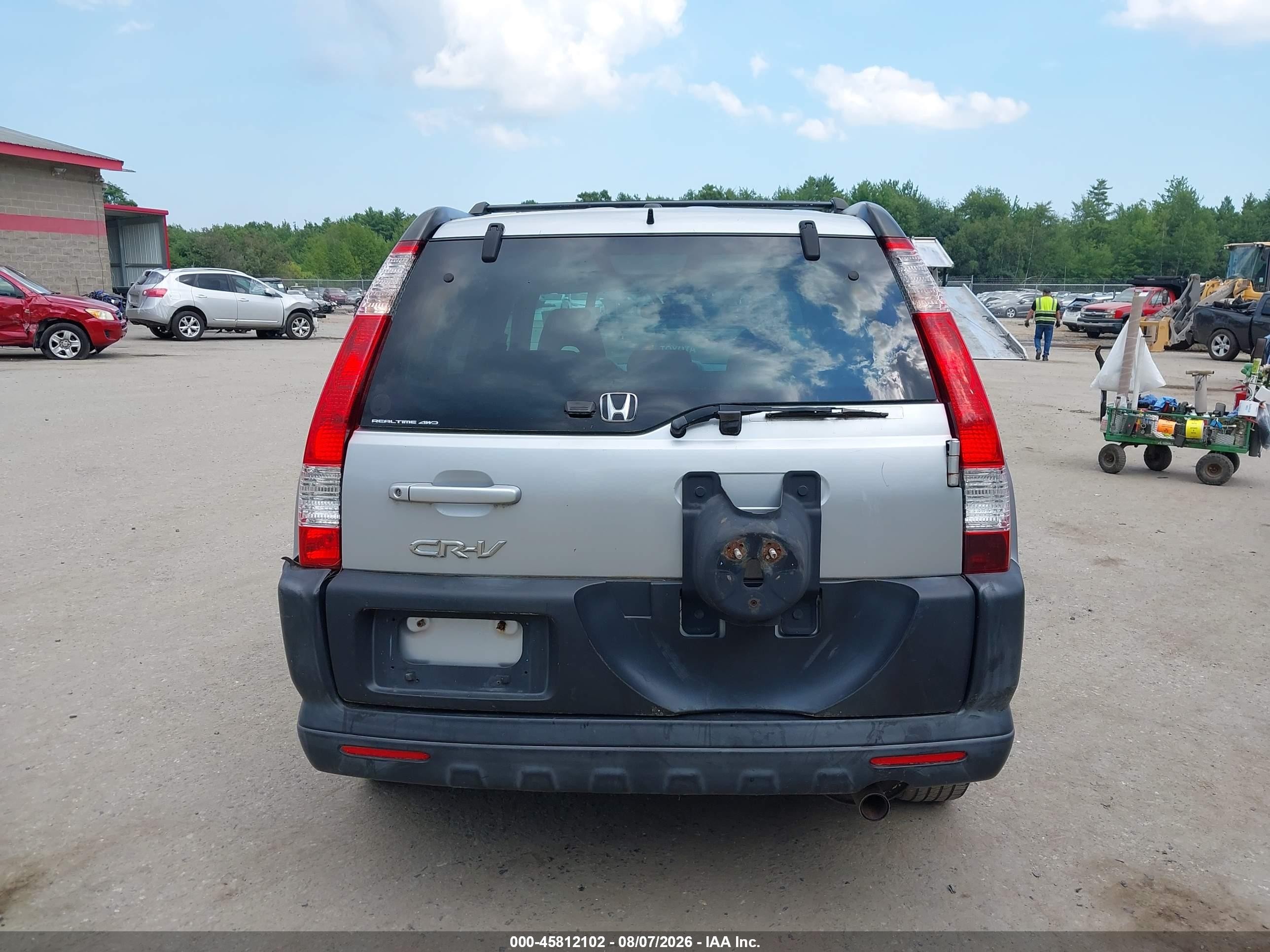2005 Honda Cr-v Ex Silver vin: SHSRD788X5U344998