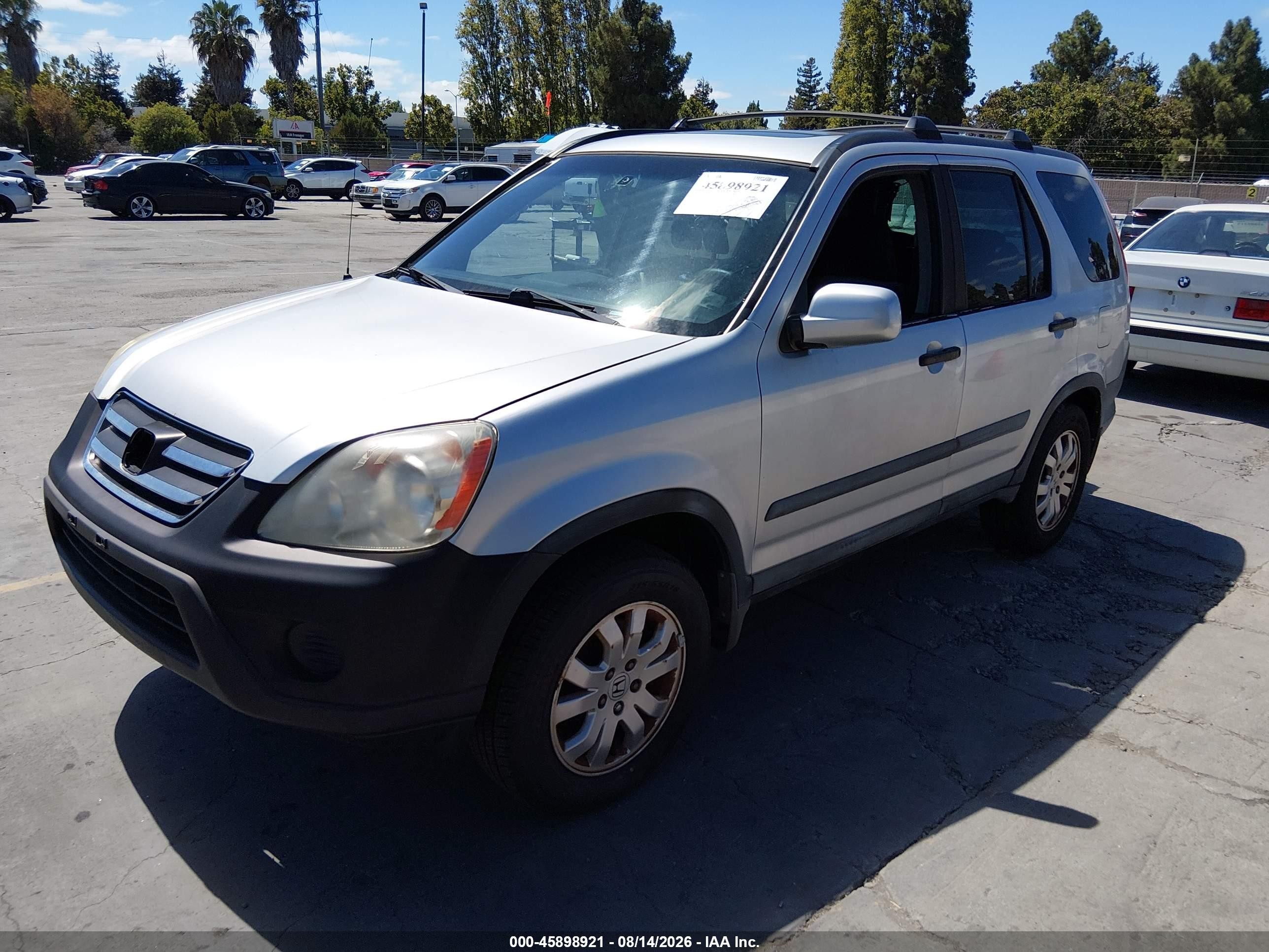 2006 Honda Cr-v Ex Серый vin: SHSRD788X6U407342