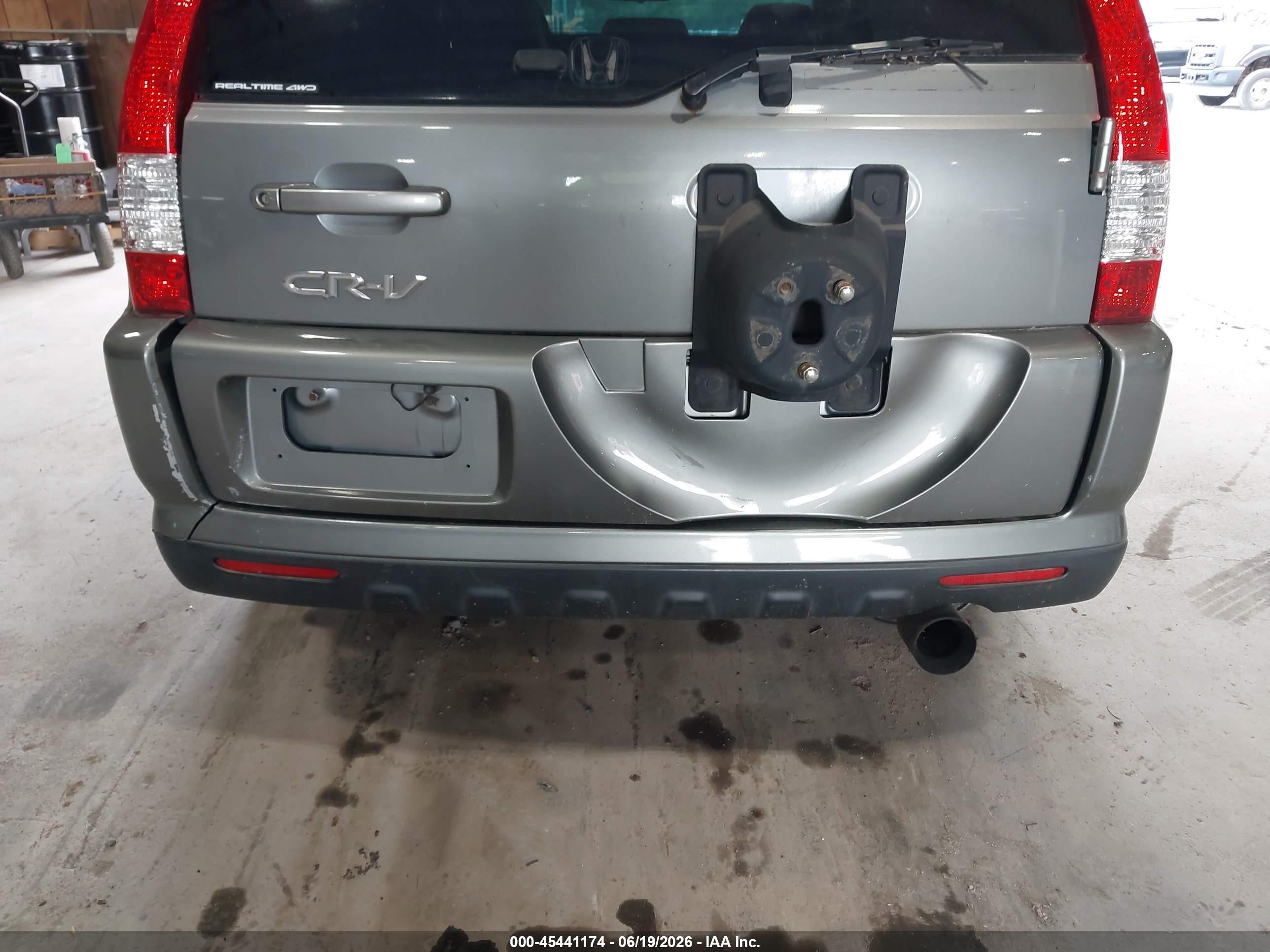 2006 Honda Cr-v Ex Gray vin: SHSRD788X6U429972