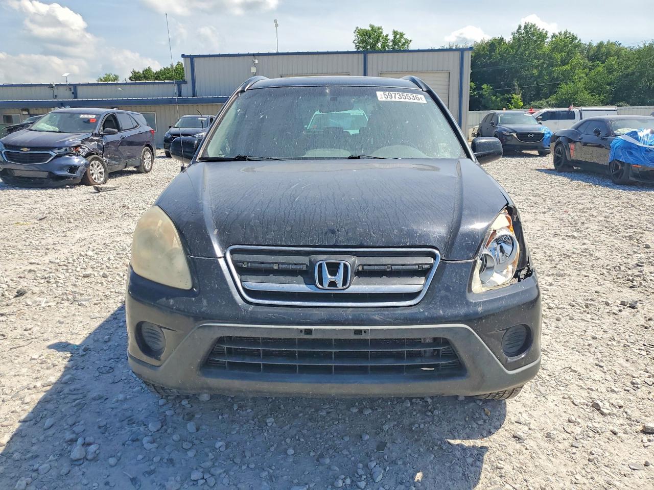 2005 Honda Cr-v Se Black vin: SHSRD78905U326437