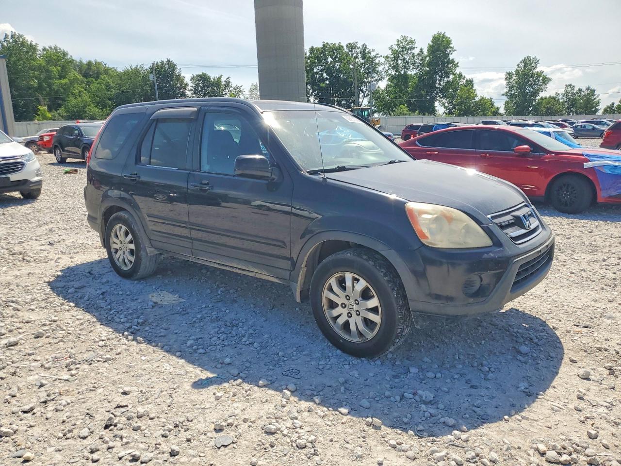 2005 Honda Cr-v Se Black vin: SHSRD78905U326437